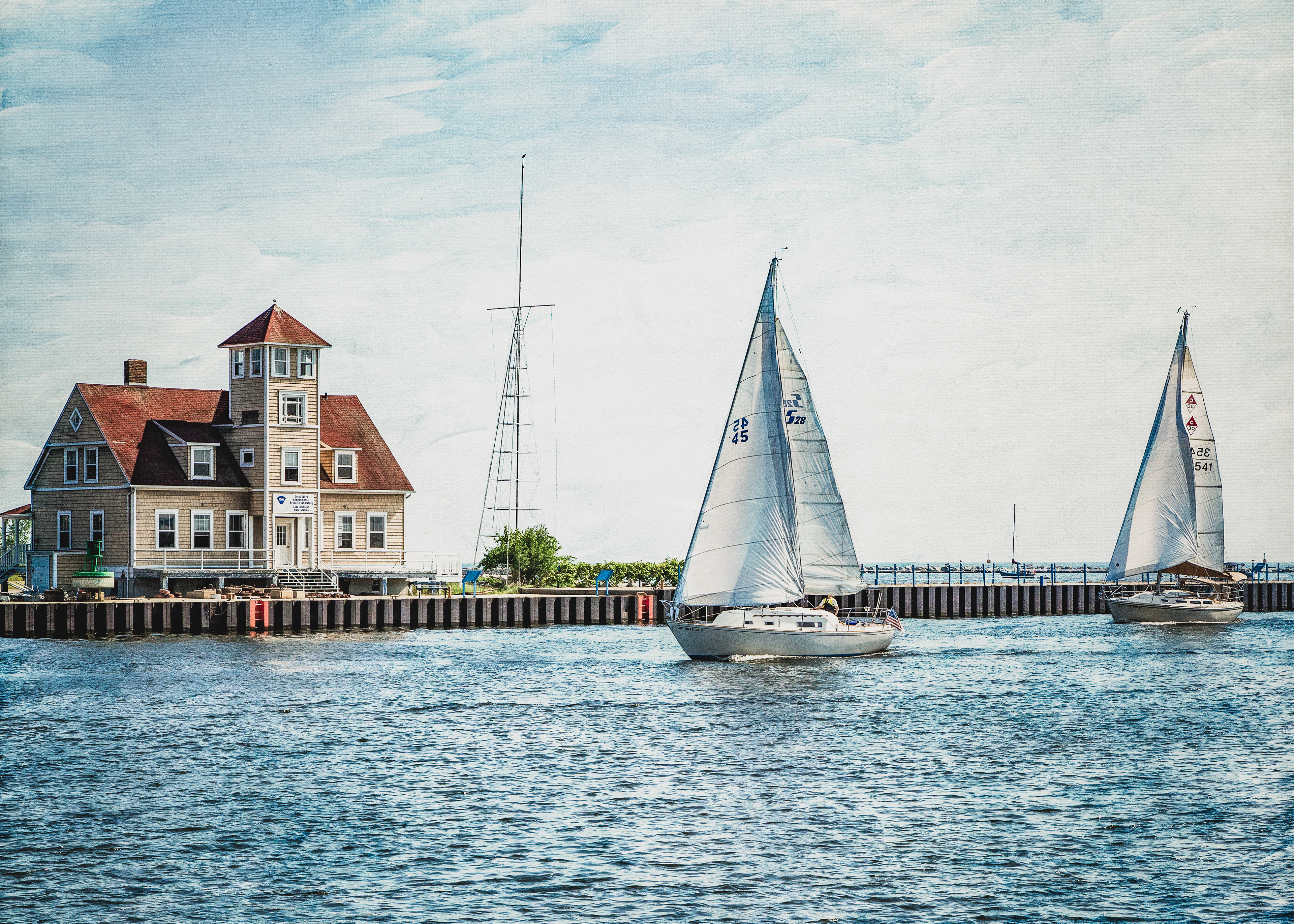 Muskegon Harbor, Muskeon, Michigan