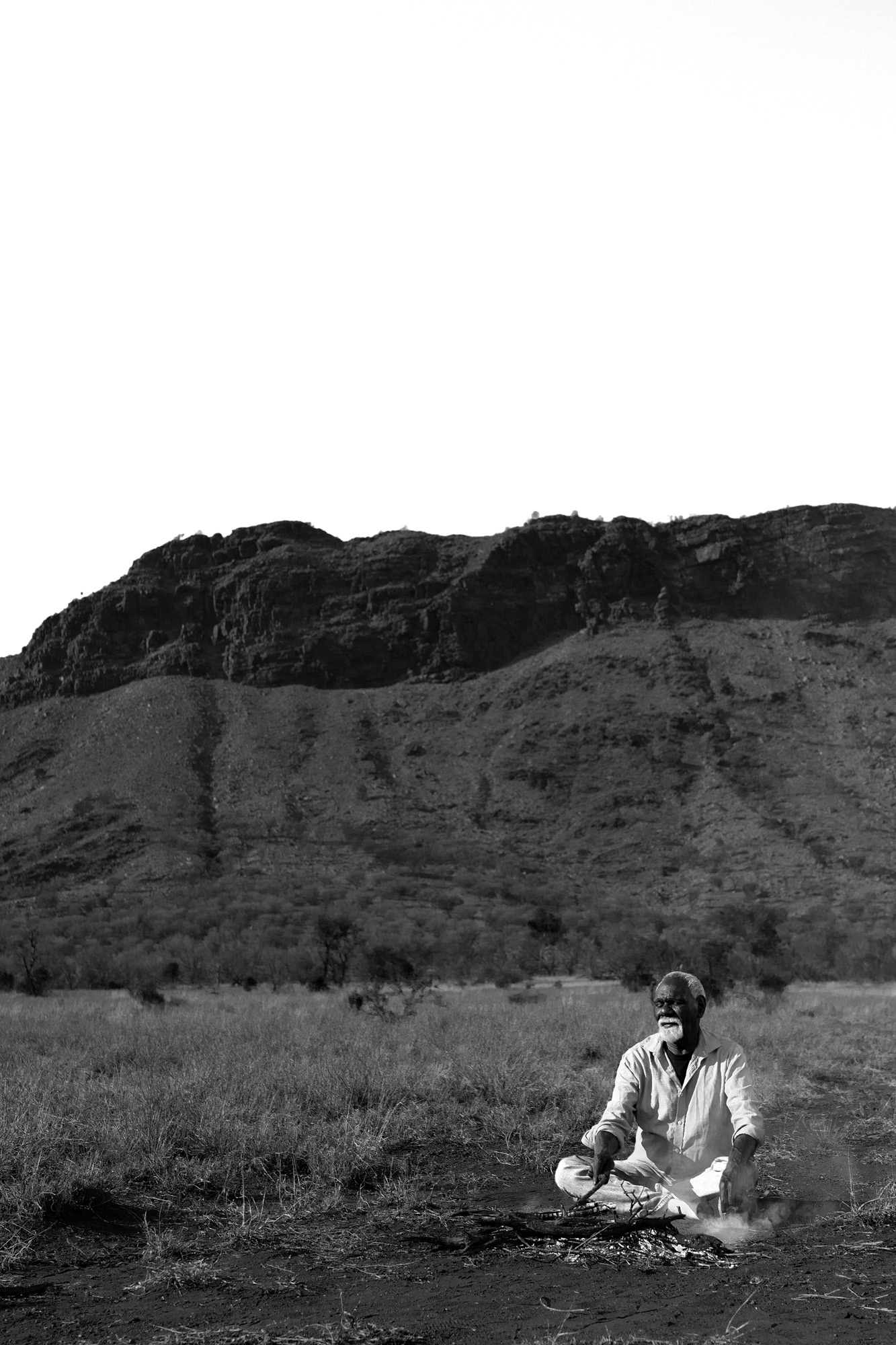 Robin Japanangka Granites, a Warlpiri man from Yuendumu.