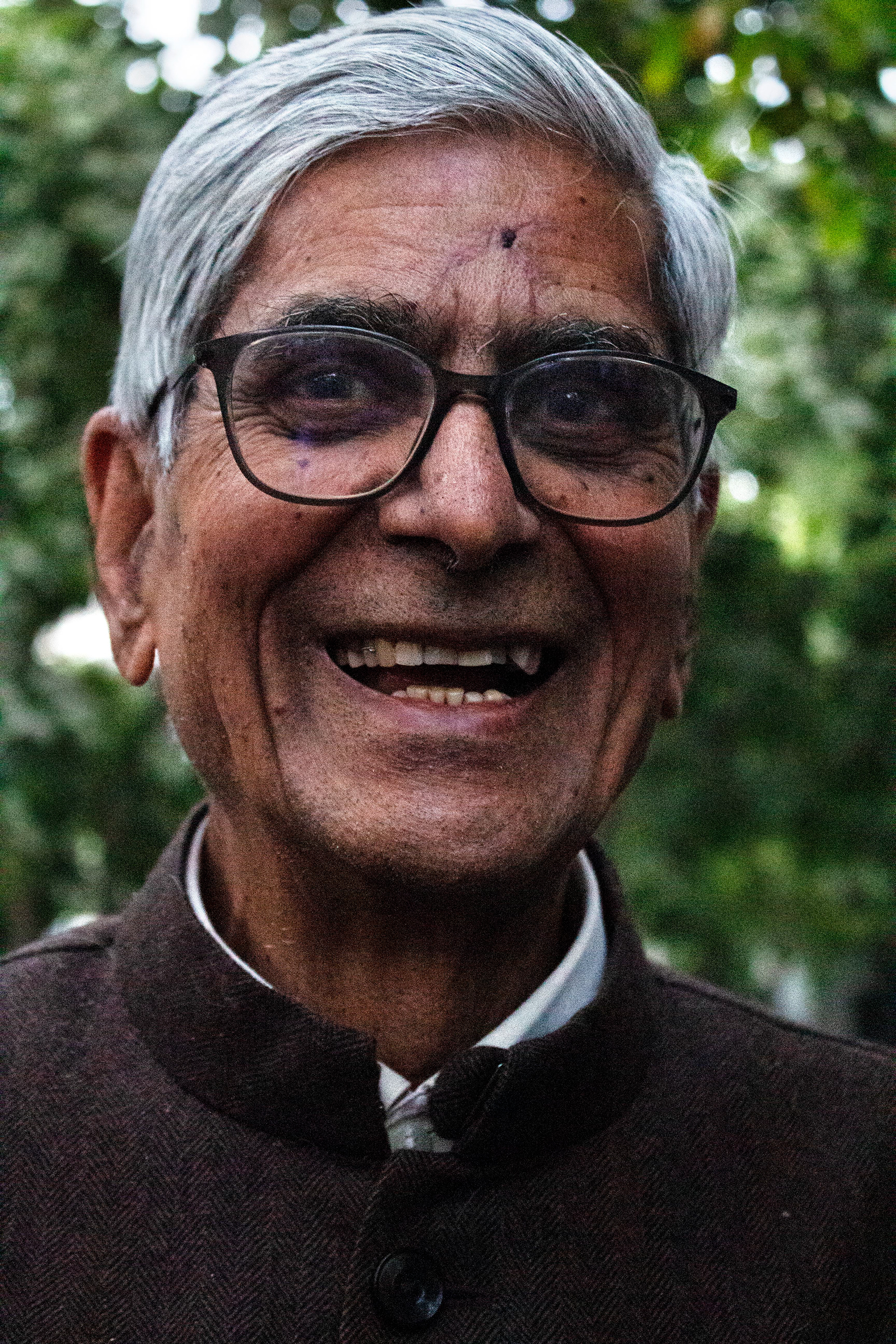 D.R Mehta - because of his work, Mehta believes he is the happiest man in the world.