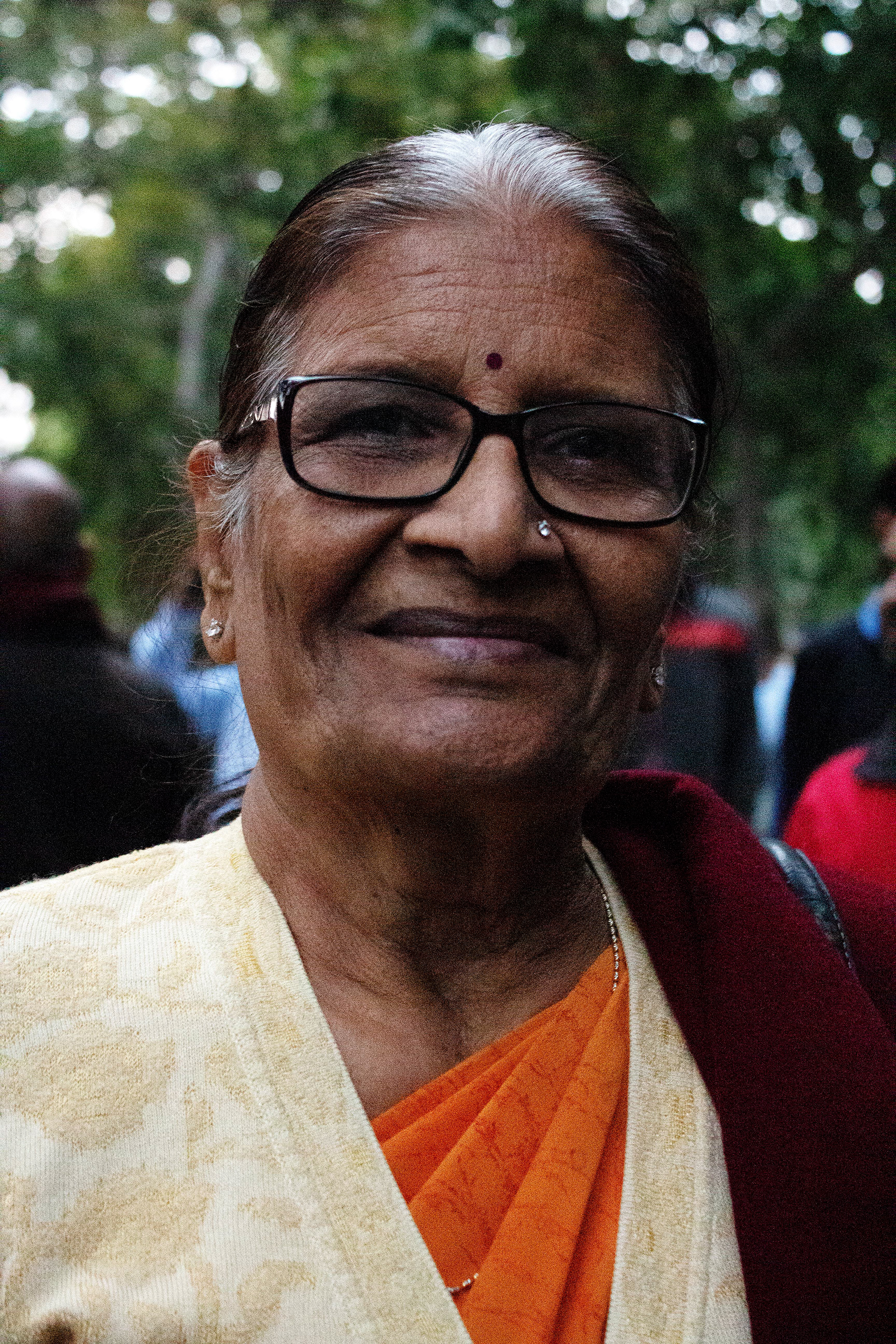 Pusha - a longstanding volunteer at Jaipur Foot.
