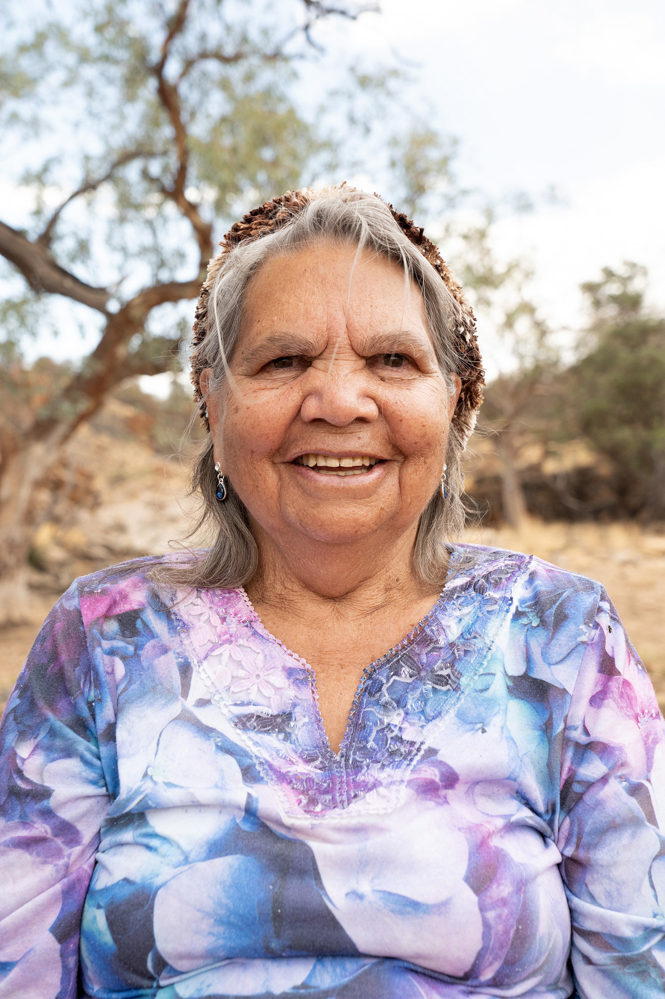 Elaine Stuart, from the Mukaringa family of the Arrernte Nation.