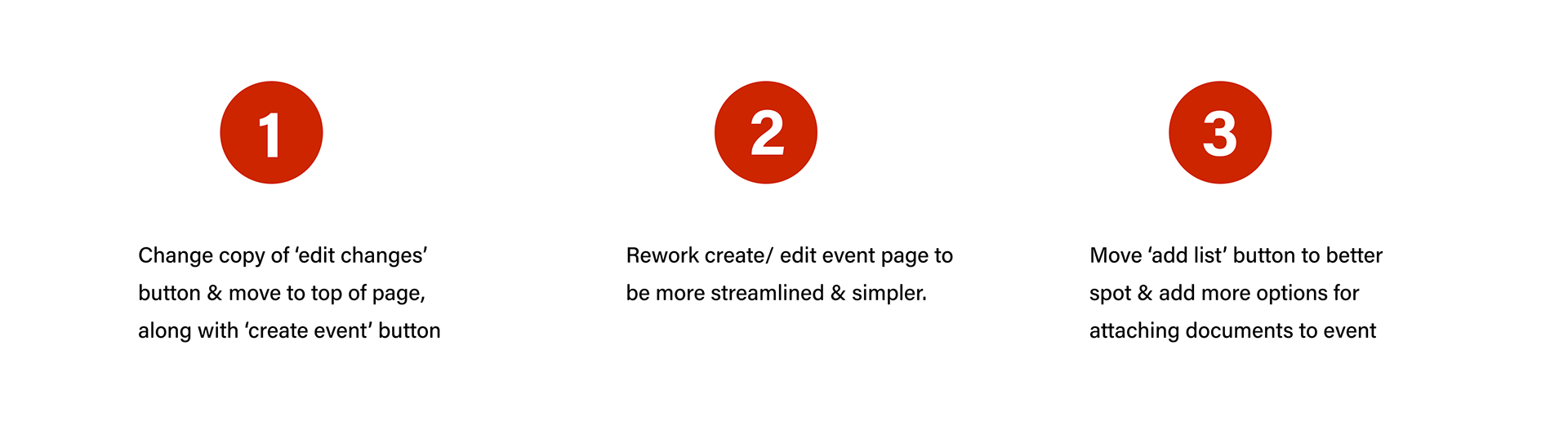 actionable recommendations