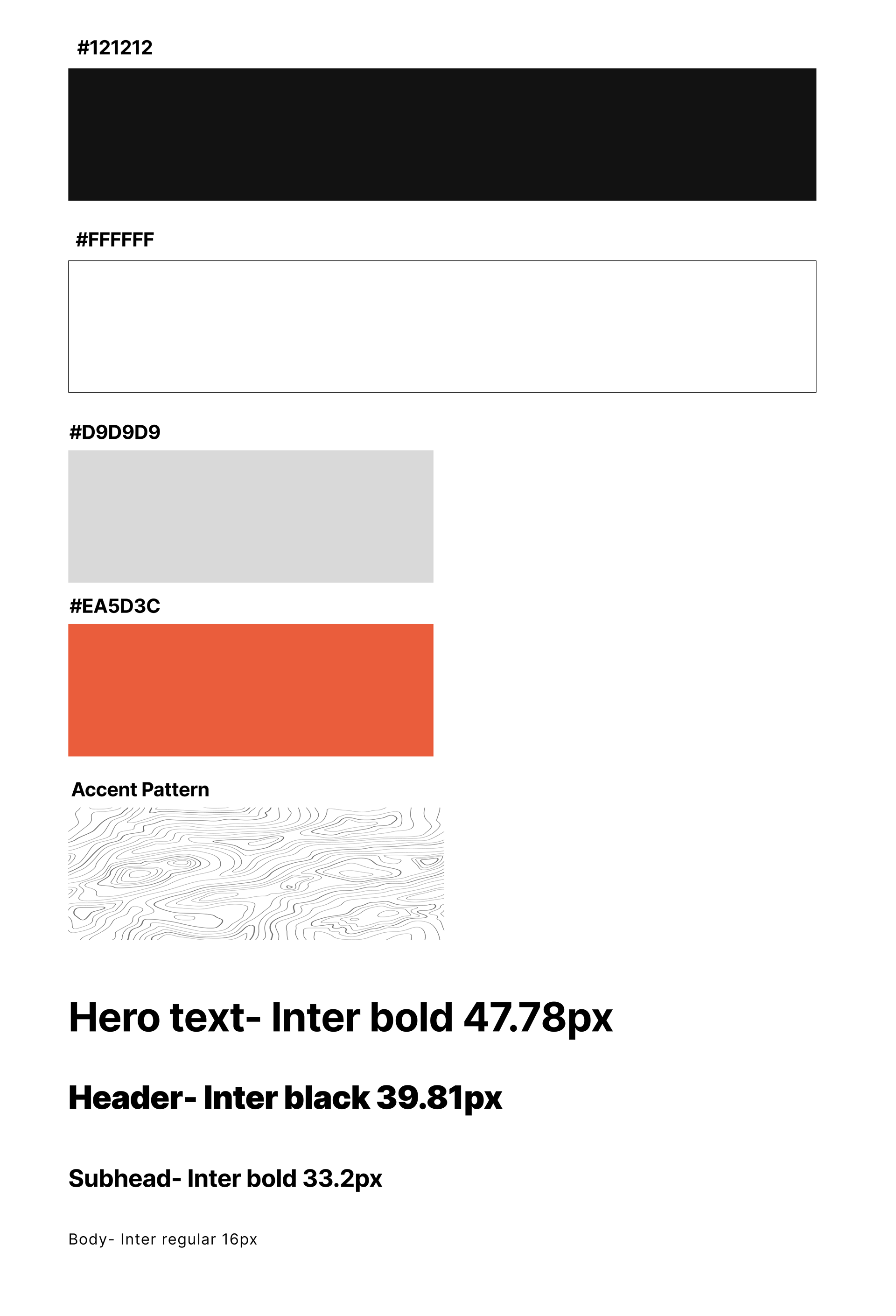 color scheme and typography