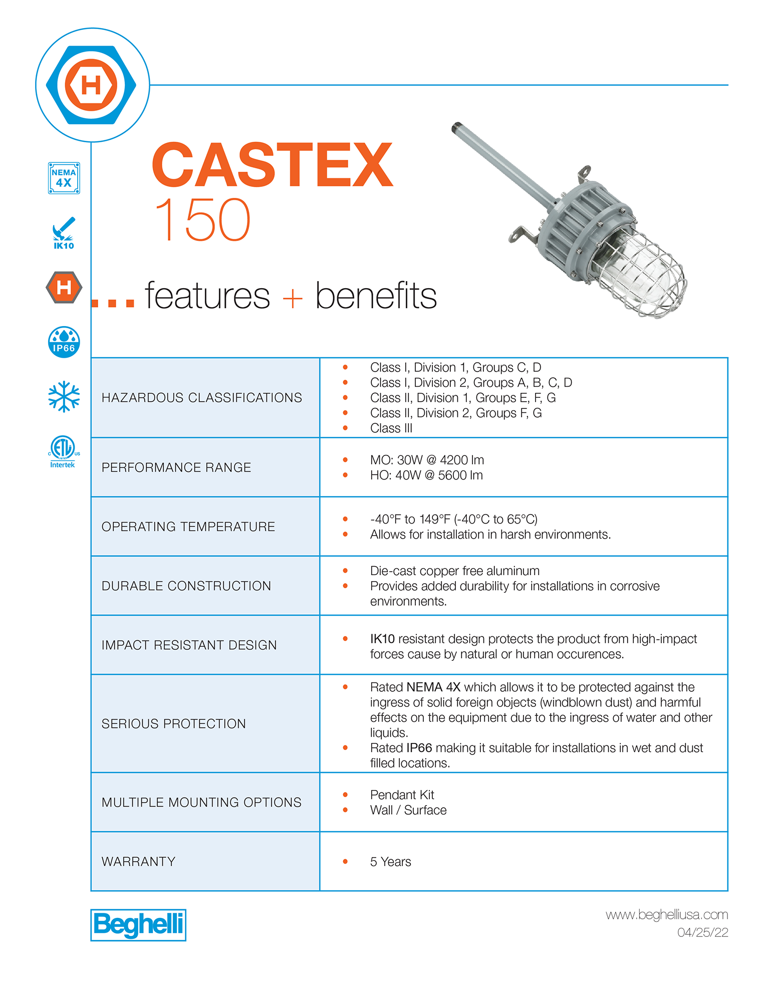 Features & Benefits Flyer
