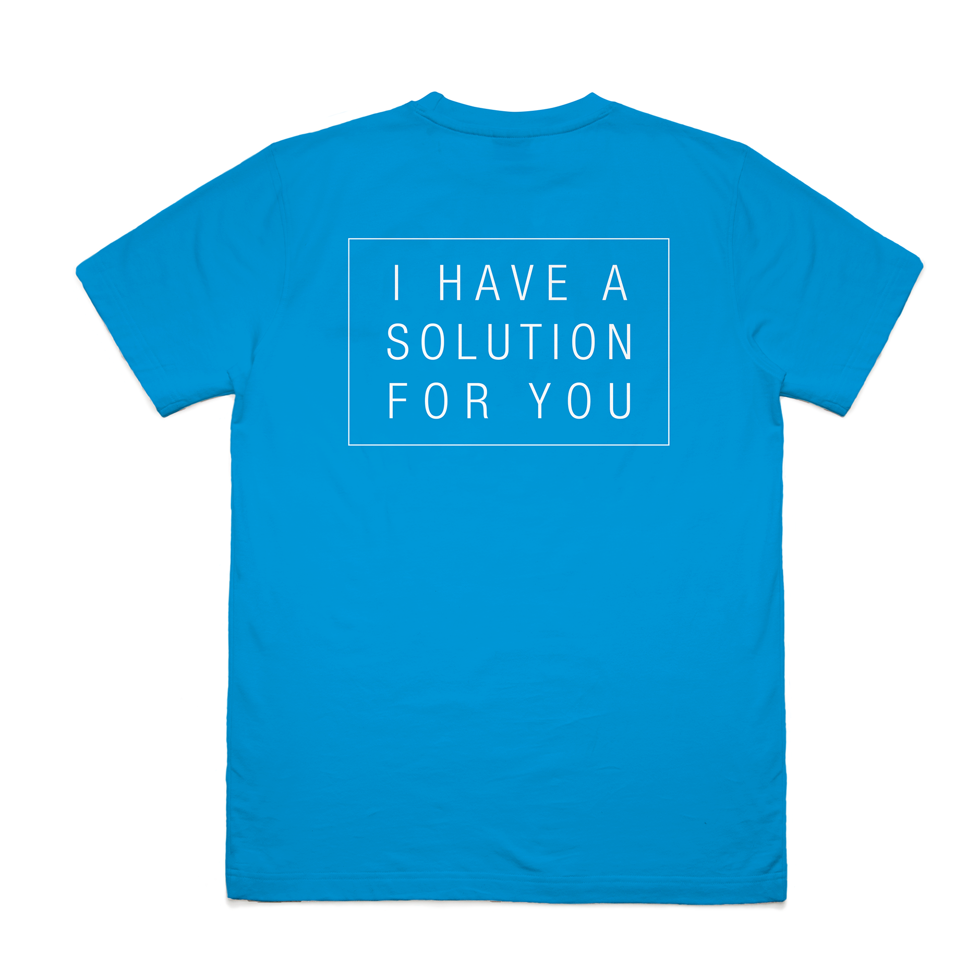 (Back) Design 1 on Blue