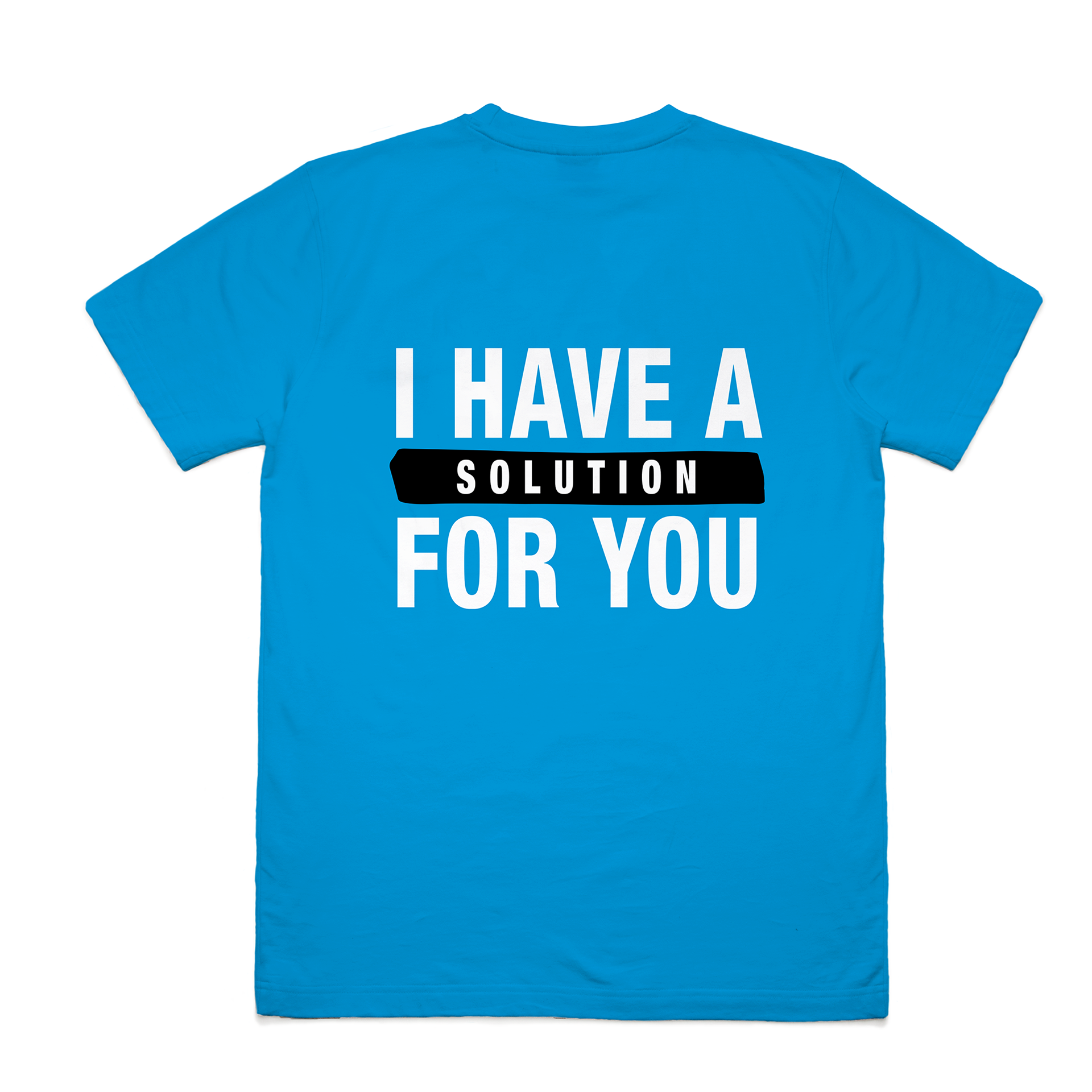 (Back) Design 4 on Blue