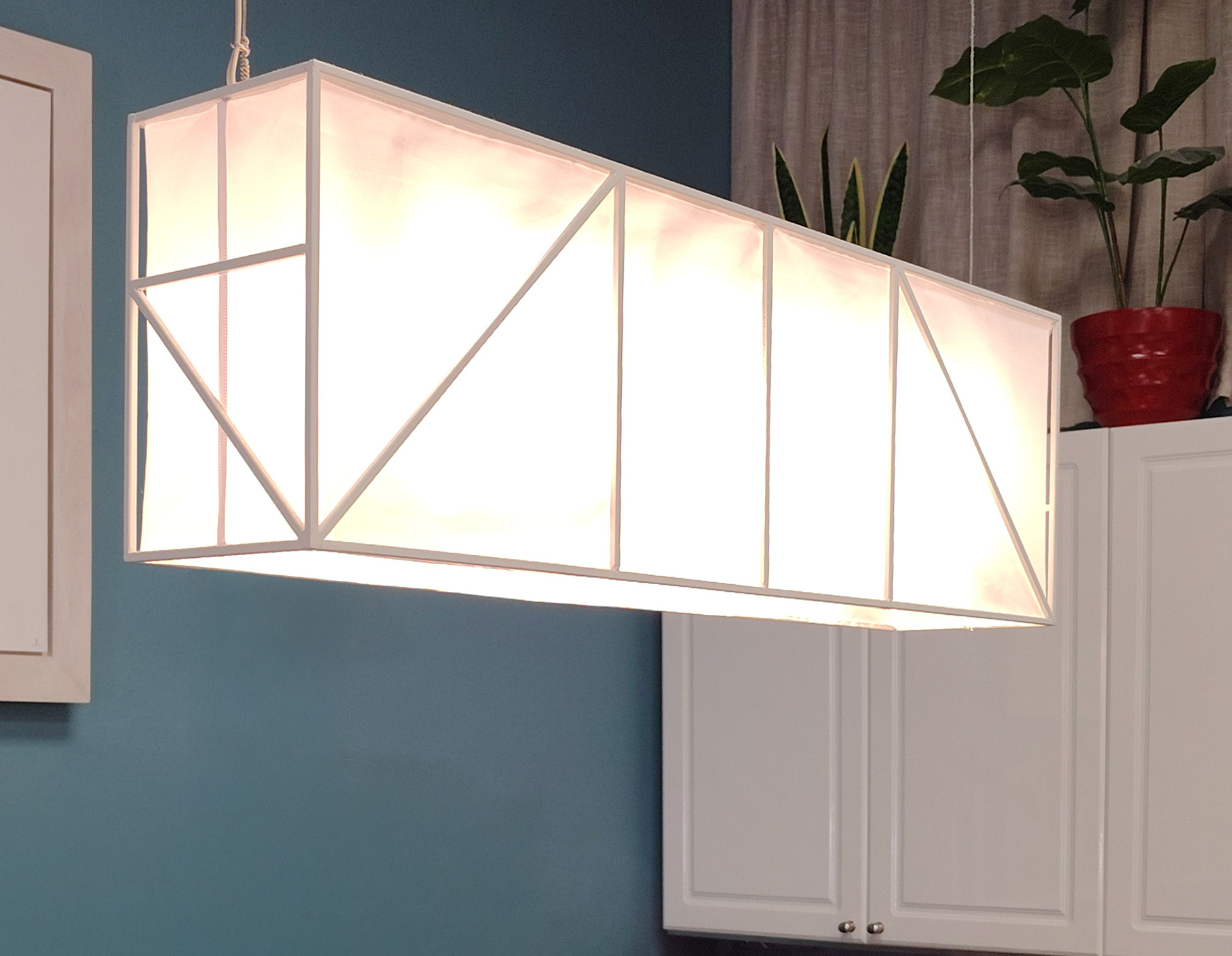 Lighting fixture inspired by the Golden Section