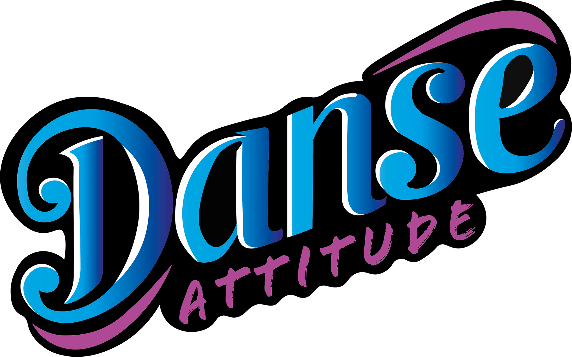 Logo créé pour l'EI Danse Attitude (2025). Ce logo a été décliné en plusieurs couleurs afin de le rendre adaptable sur tout support et en toutes circonstances.