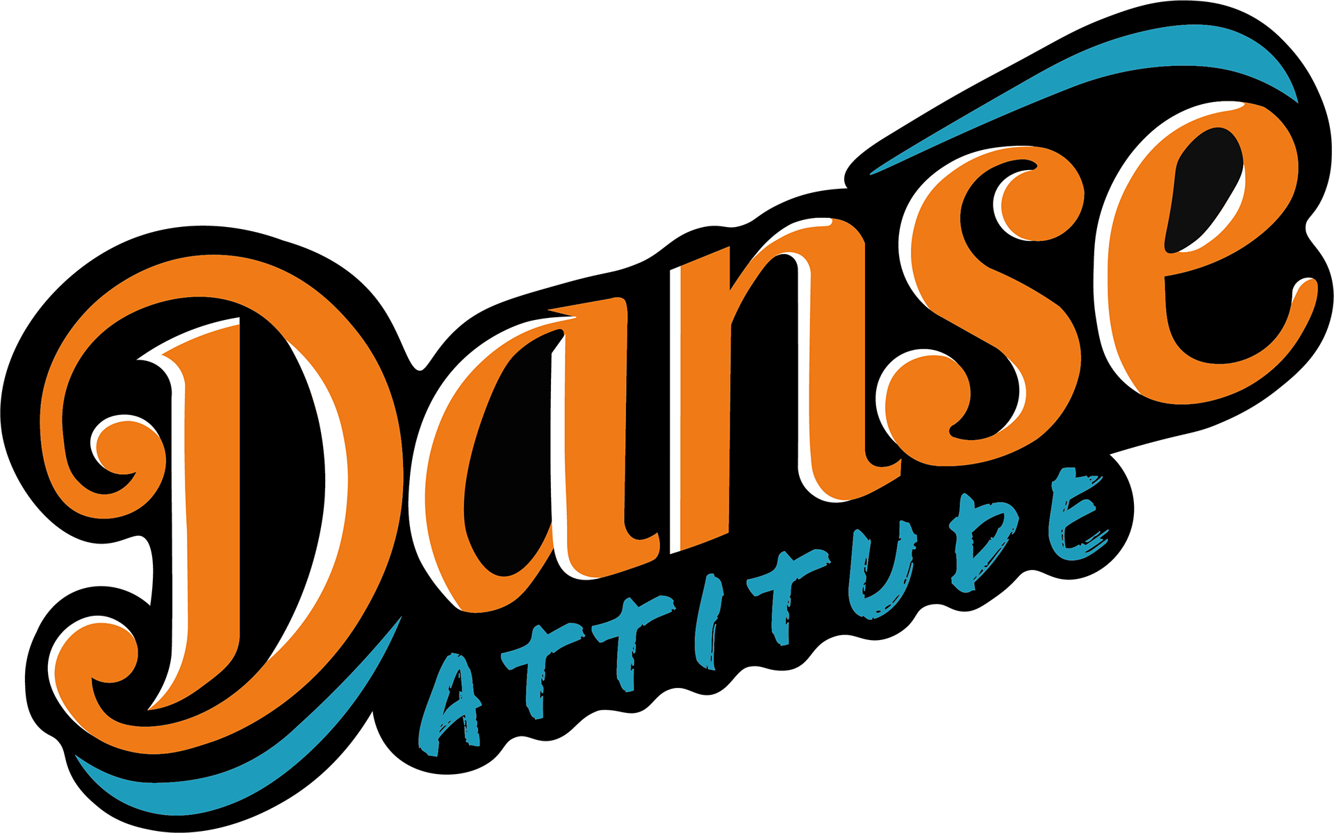 Logo créé pour l'EI Danse Attitude (2025). Ce logo a été décliné en plusieurs couleurs afin de le rendre adaptable sur tout support et en toutes circonstances.