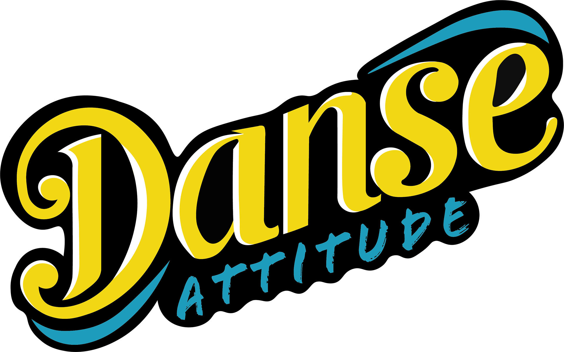 Logo créé pour l'EI Danse Attitude (2025). Ce logo a été décliné en plusieurs couleurs afin de le rendre adaptable sur tout support et en toutes circonstances.