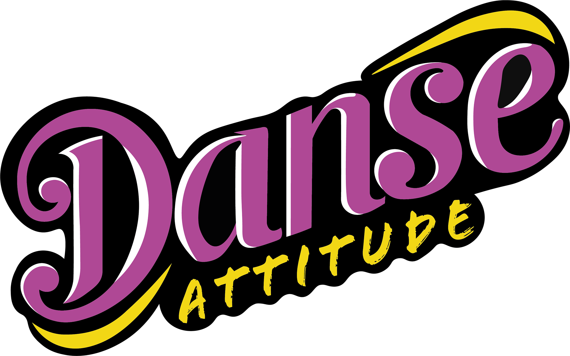Logo créé pour l'EI Danse Attitude (2025). Ce logo a été décliné en plusieurs couleurs afin de le rendre adaptable sur tout support et en toutes circonstances.
