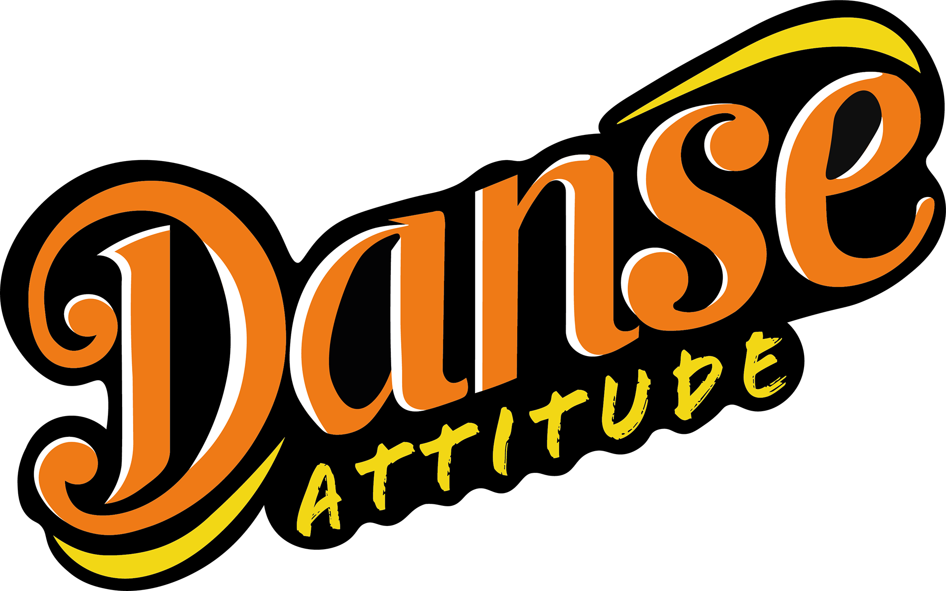 Logo créé pour l'EI Danse Attitude (2025). Ce logo a été décliné en plusieurs couleurs afin de le rendre adaptable sur tout support et en toutes circonstances.