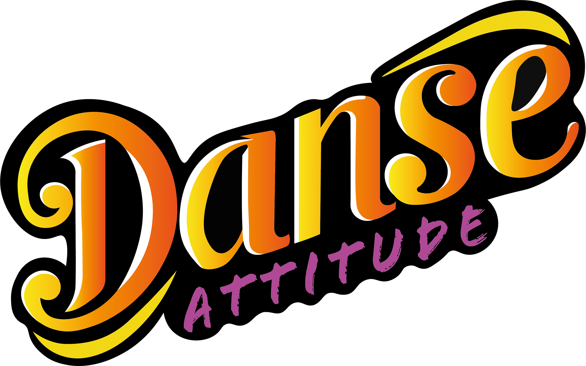 Logo créé pour l'EI Danse Attitude (2025). Ce logo a été décliné en plusieurs couleurs afin de le rendre adaptable sur tout support et en toutes circonstances.