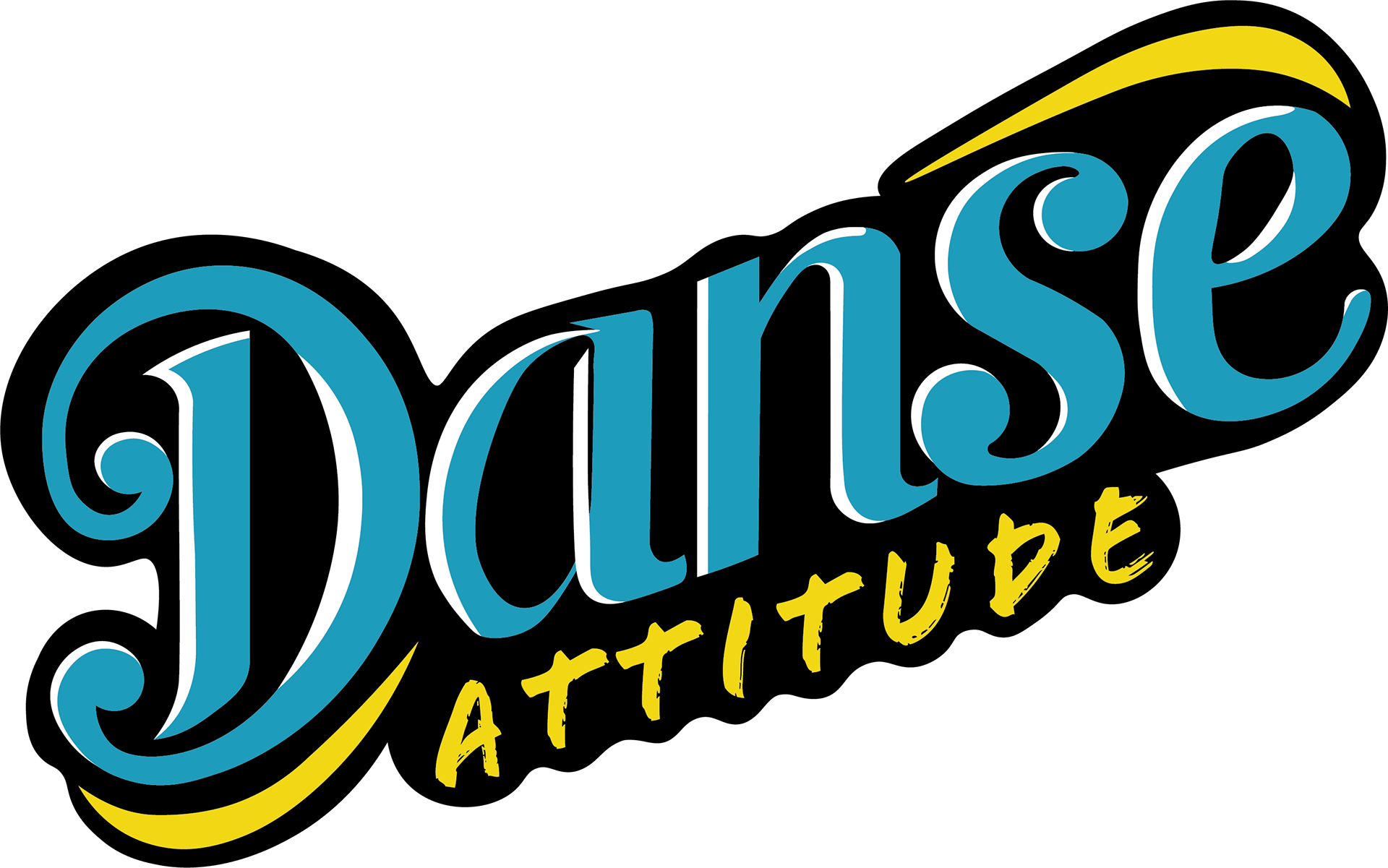 Logo créé pour l'EI Danse Attitude (2025). Ce logo a été décliné en plusieurs couleurs afin de le rendre adaptable sur tout support et en toutes circonstances.