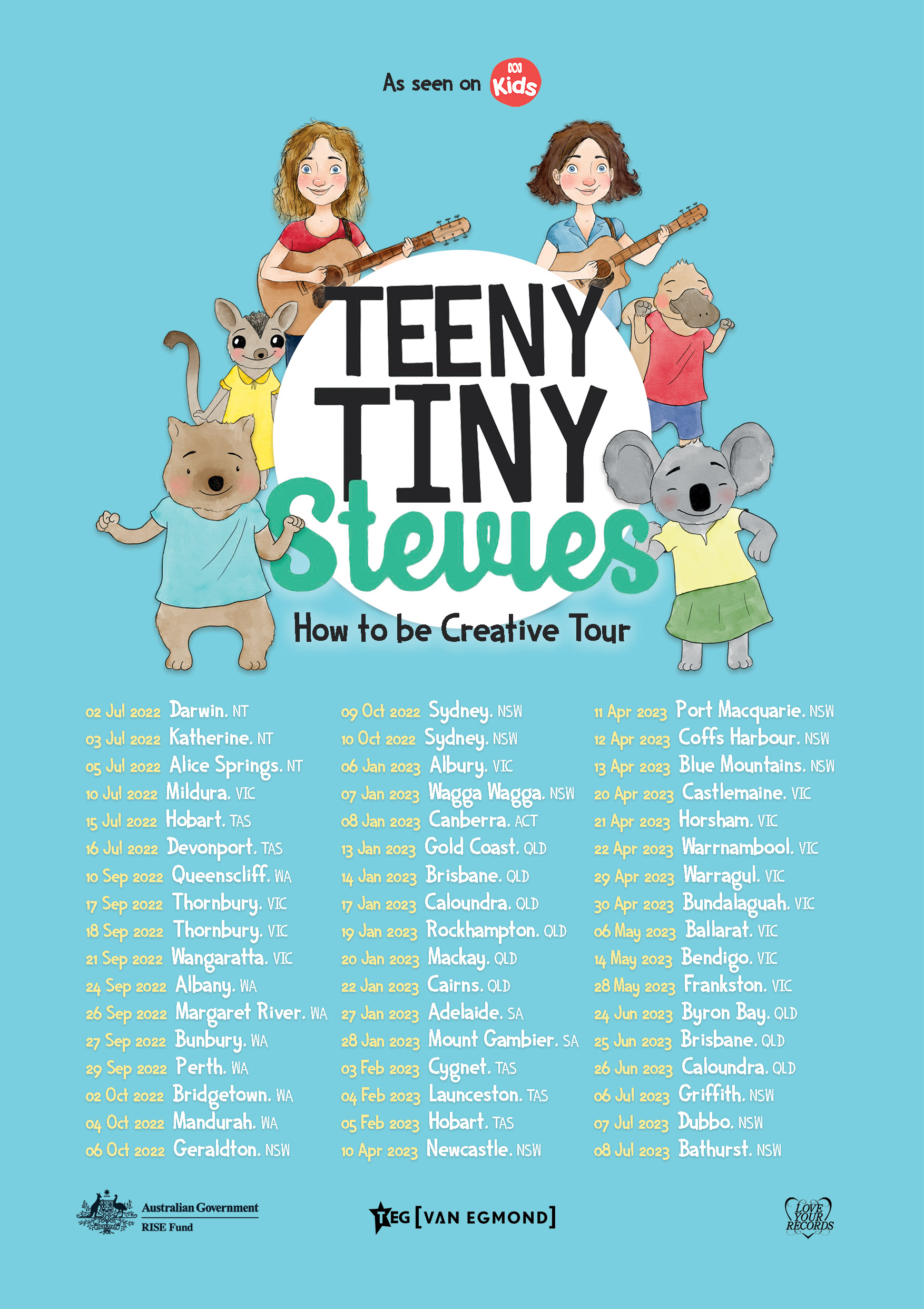 Tour Poster (Full Tour)