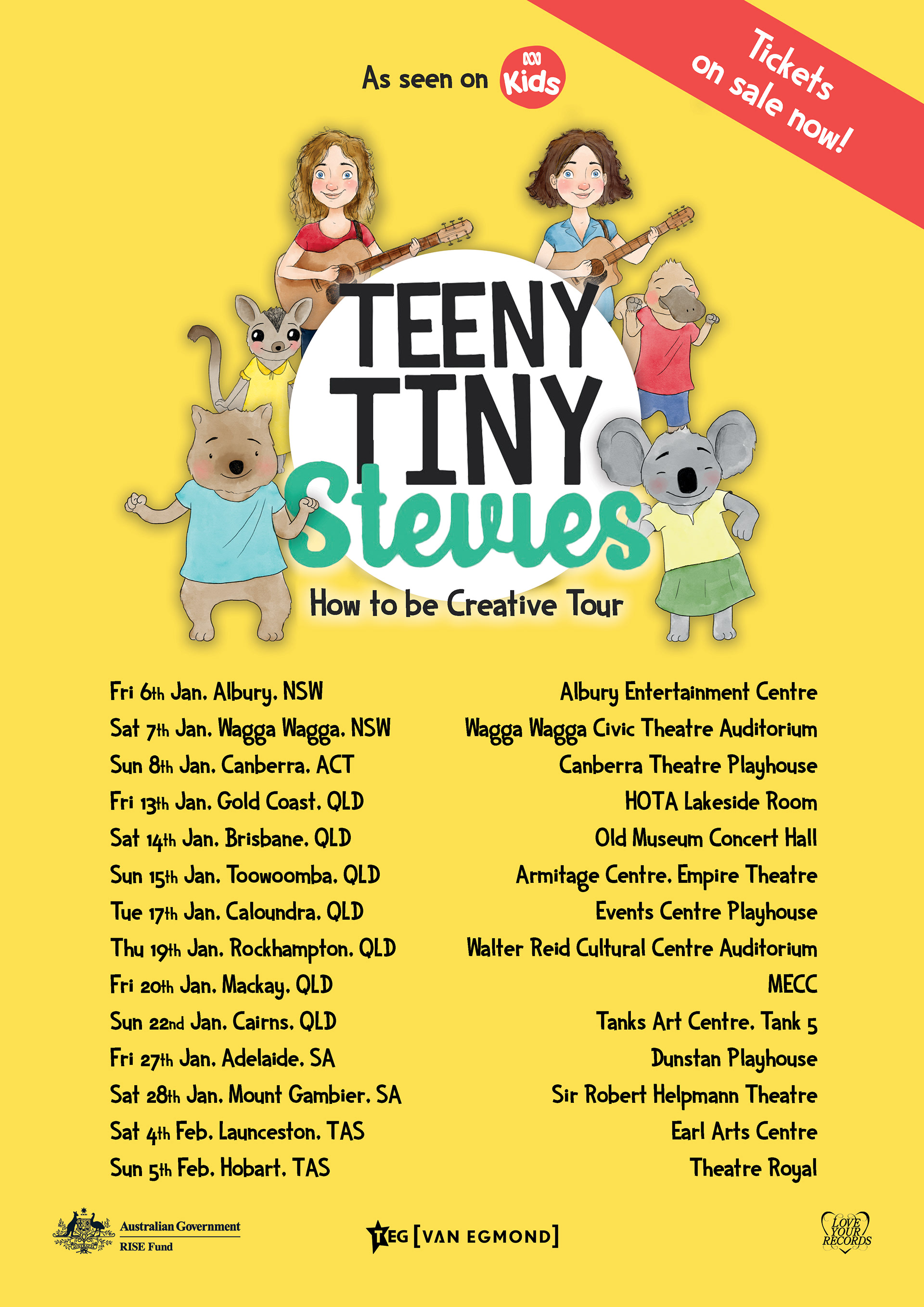 Tour Poster (Jan/Feb leg)