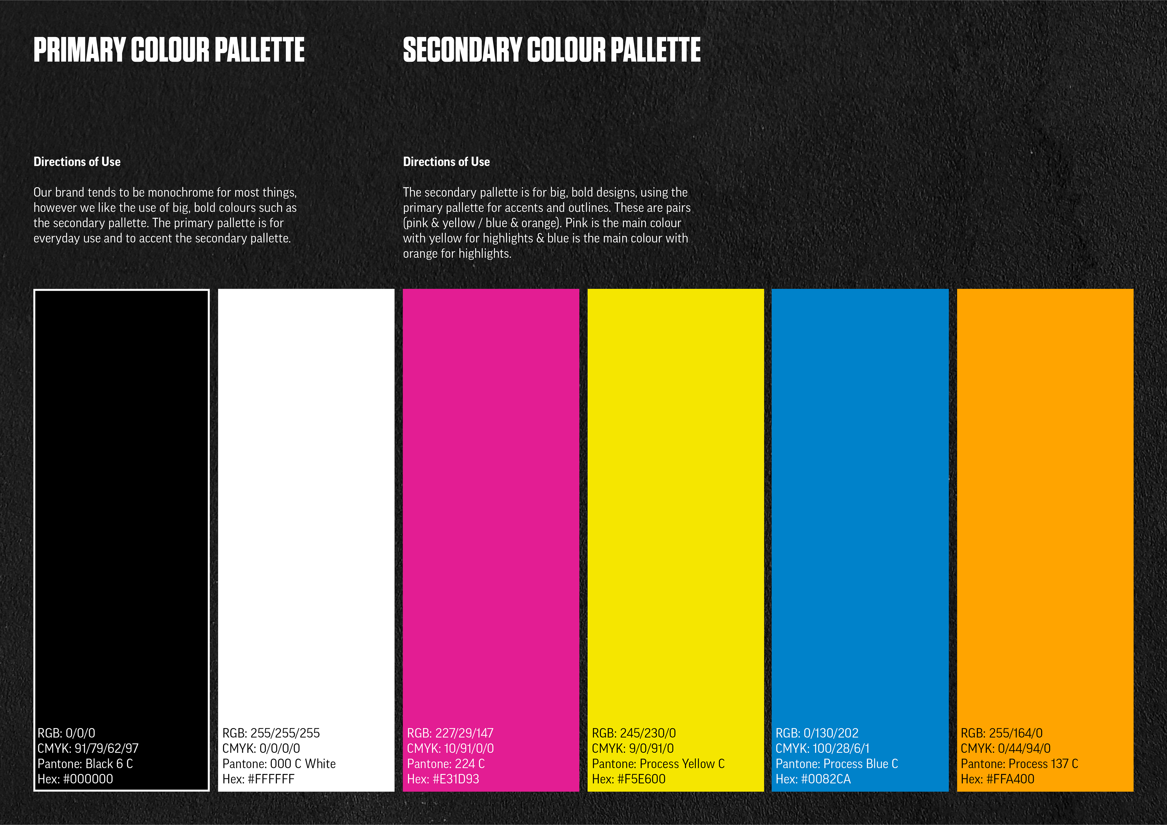 Brand Book Colour Palette