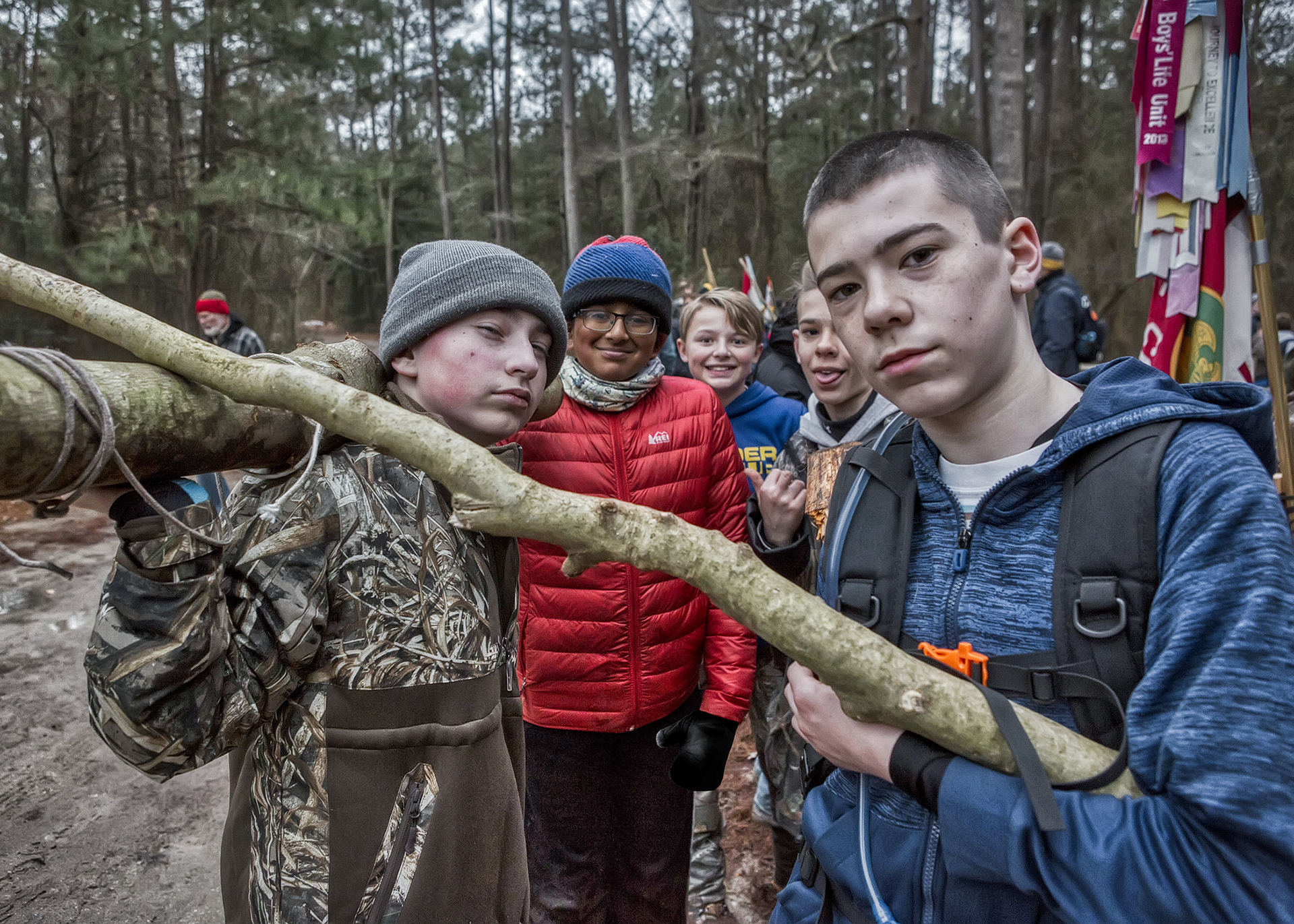 Create your own sled? Move it through an obstacle course? Develop as a team? Challenge accepted!