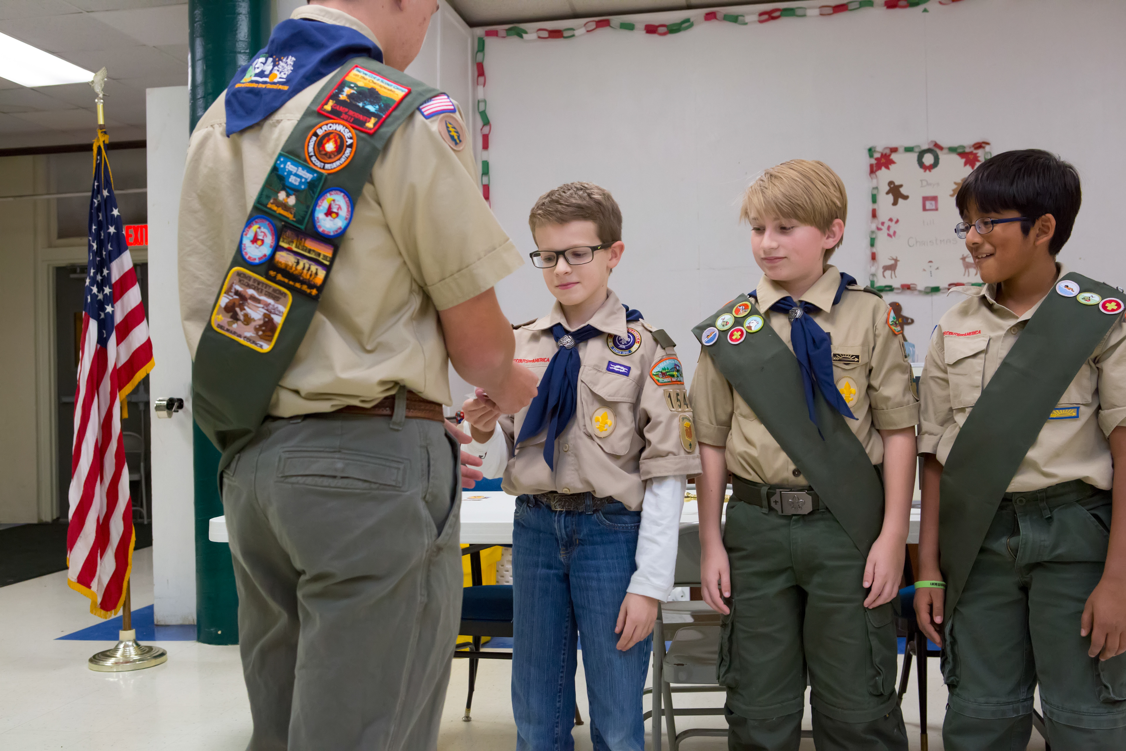A close group, Scouting helped grow close bonds. Early in their journey, the boys were eager to earn that next badge.