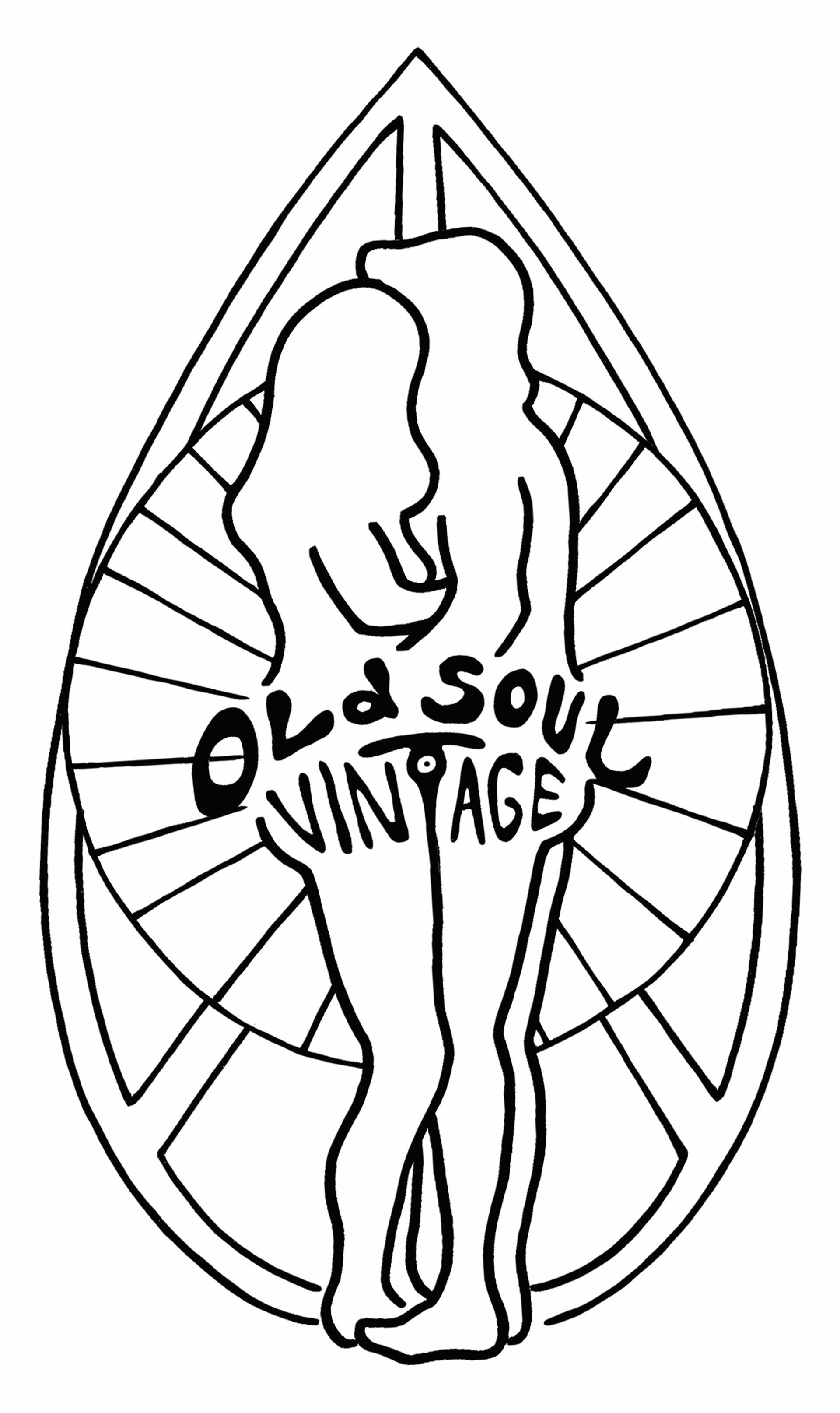 Old Soul Vintage logo, 2015.