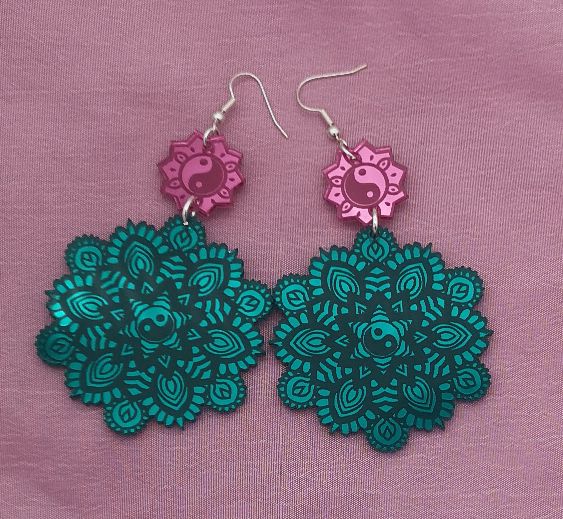 Yinyang earrings £5.95