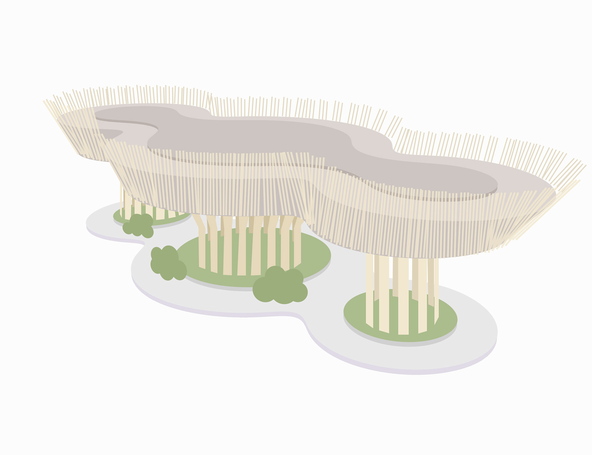 擬建海濱觀景台插圖設計