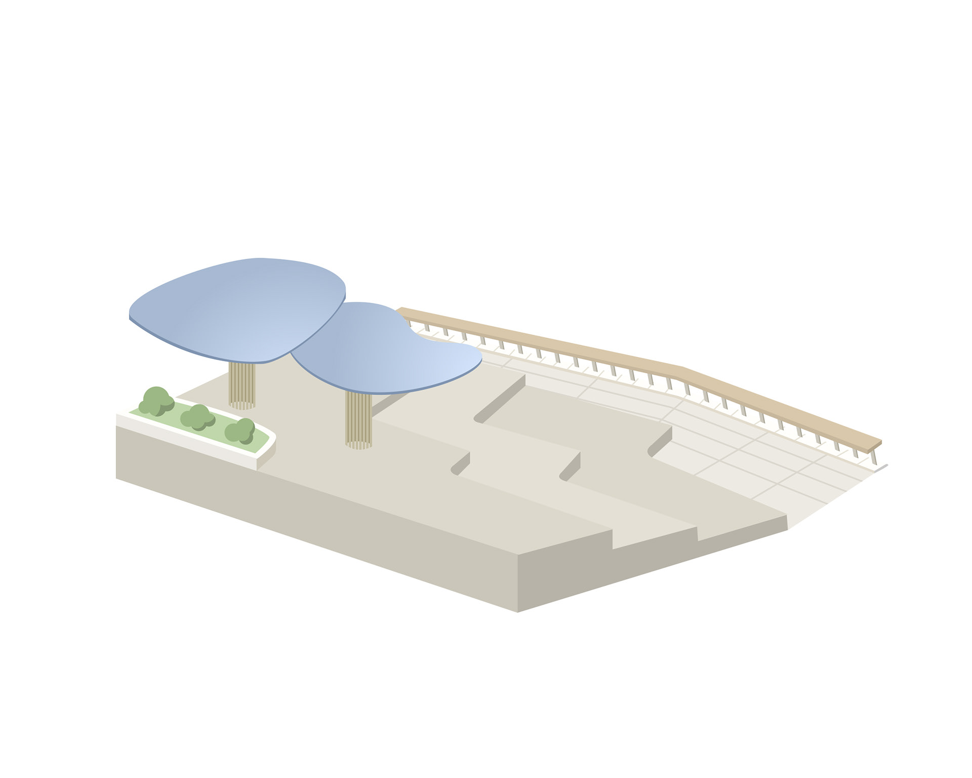 擬建海濱觀景廊插圖設計