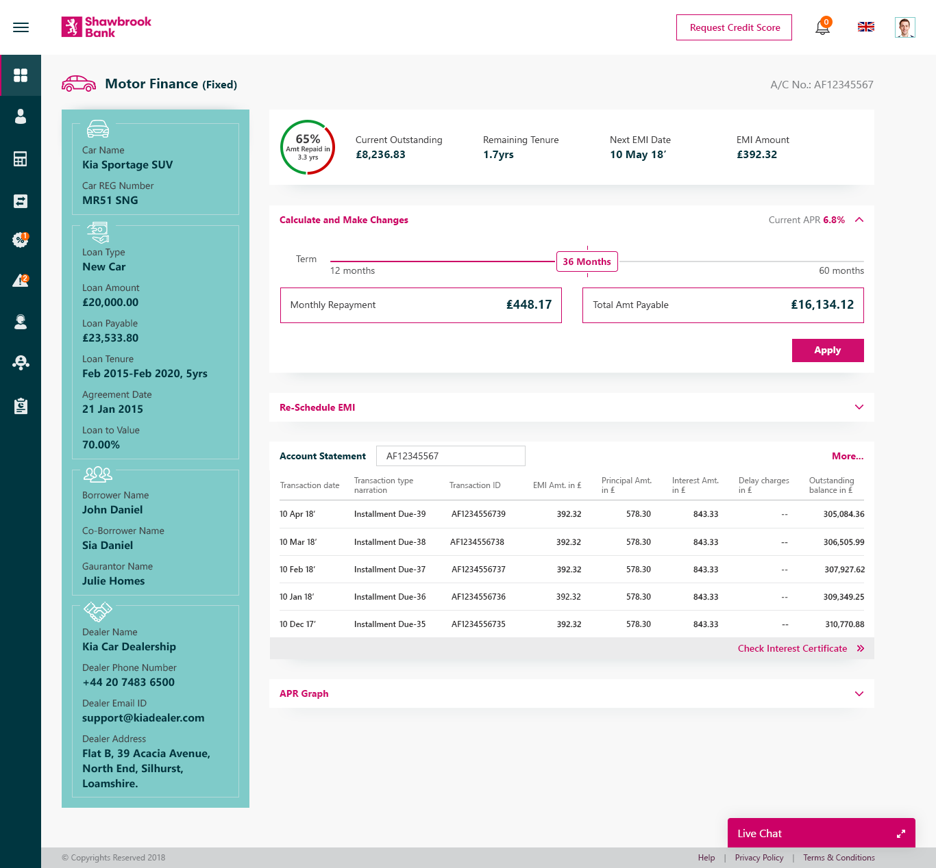 Dinesh Avhad Shawbrook Bank  App