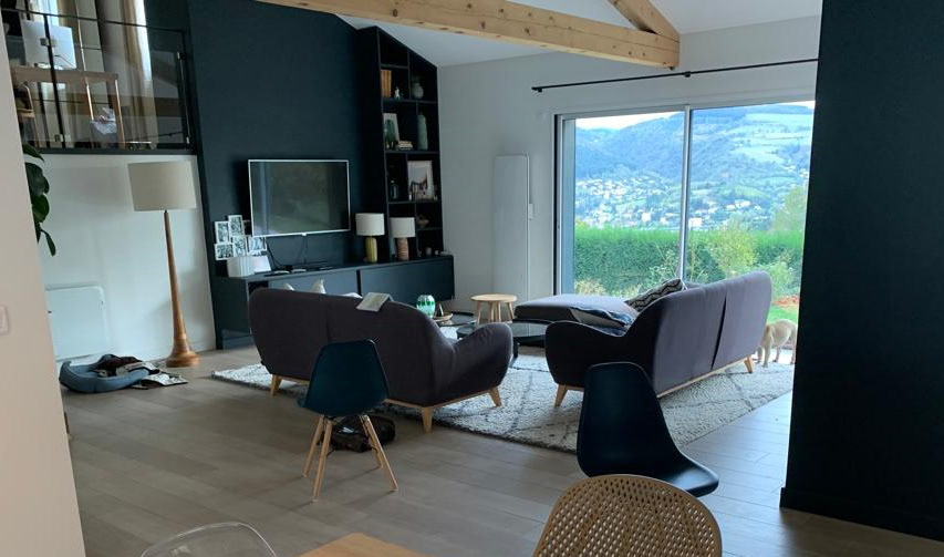 Salon de la maison avant mon accompagnement déco