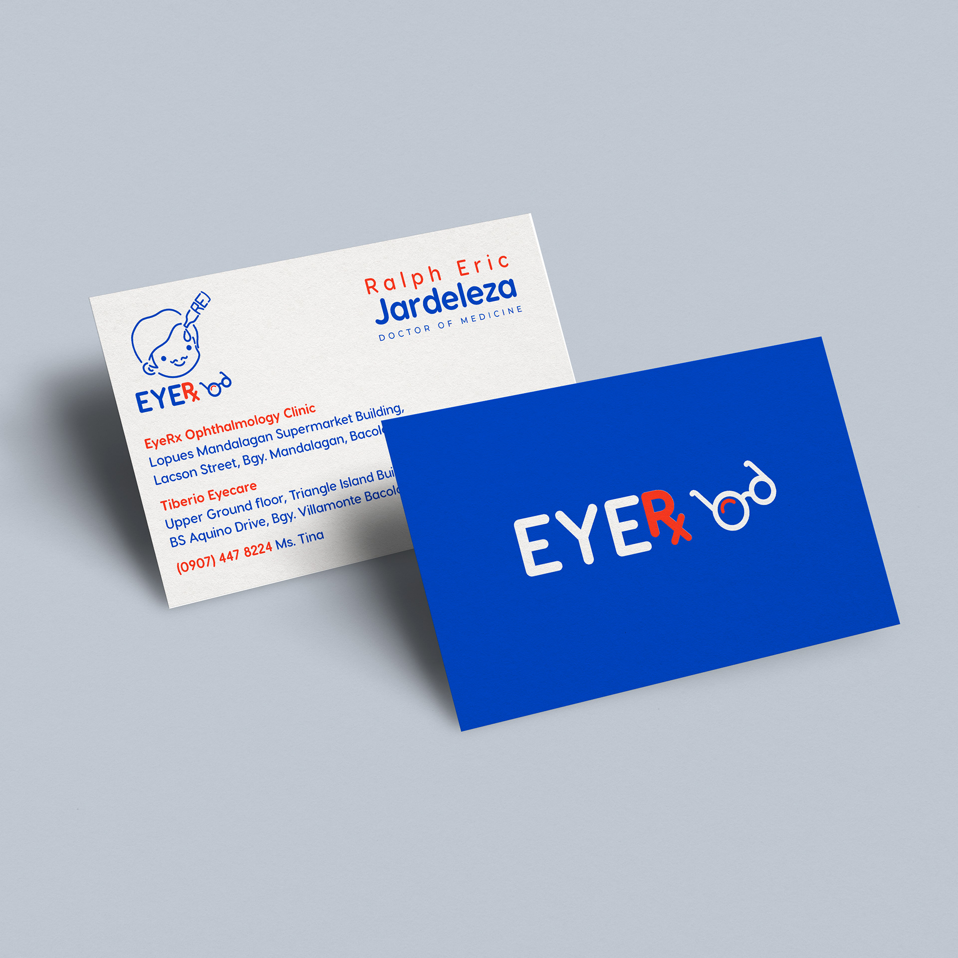 EyeRx Logo and Business Card Design
