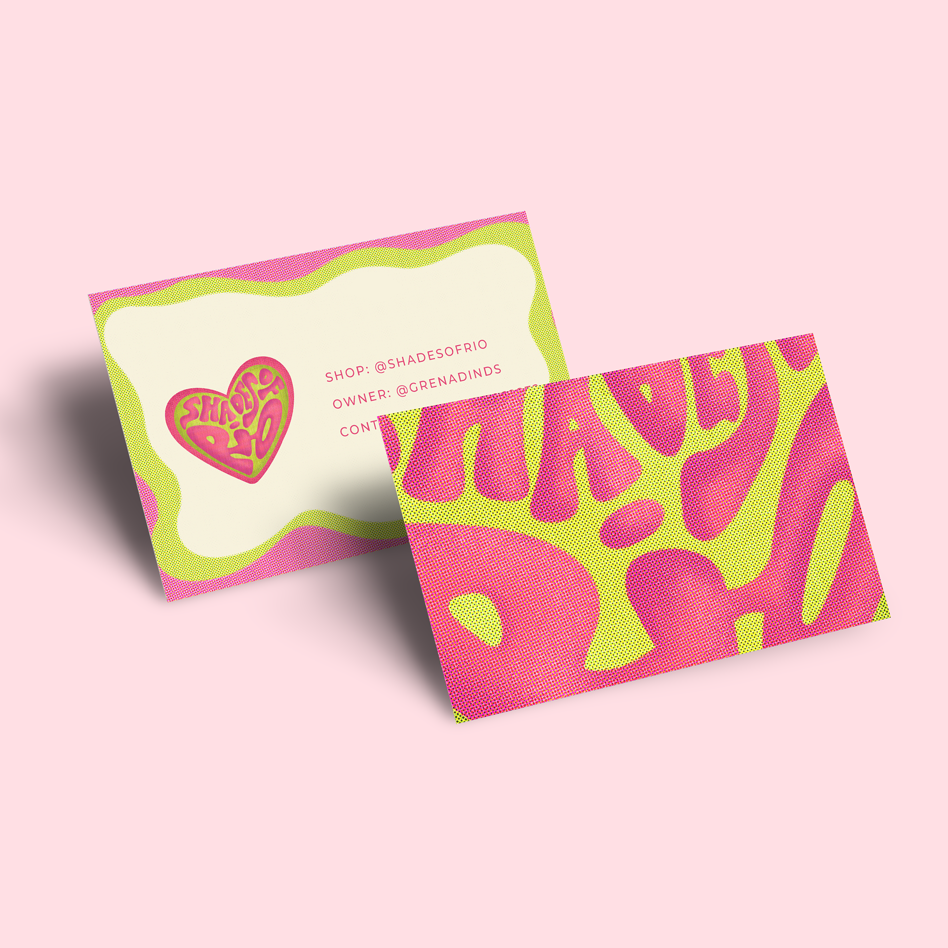 Shades of Rio Business Card Design