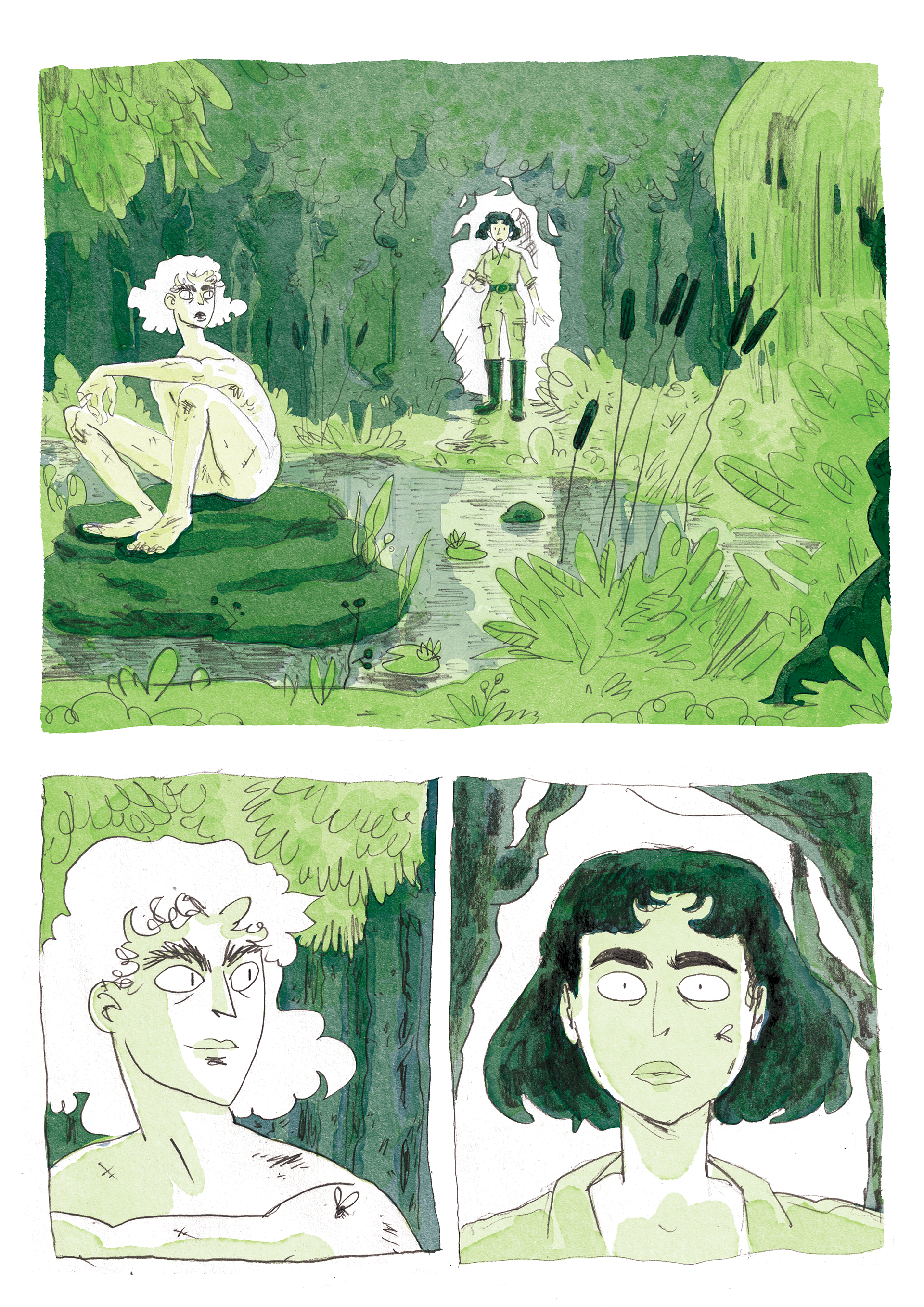DIABLES extrait (1/2) ch.3 > crayon et photoshop