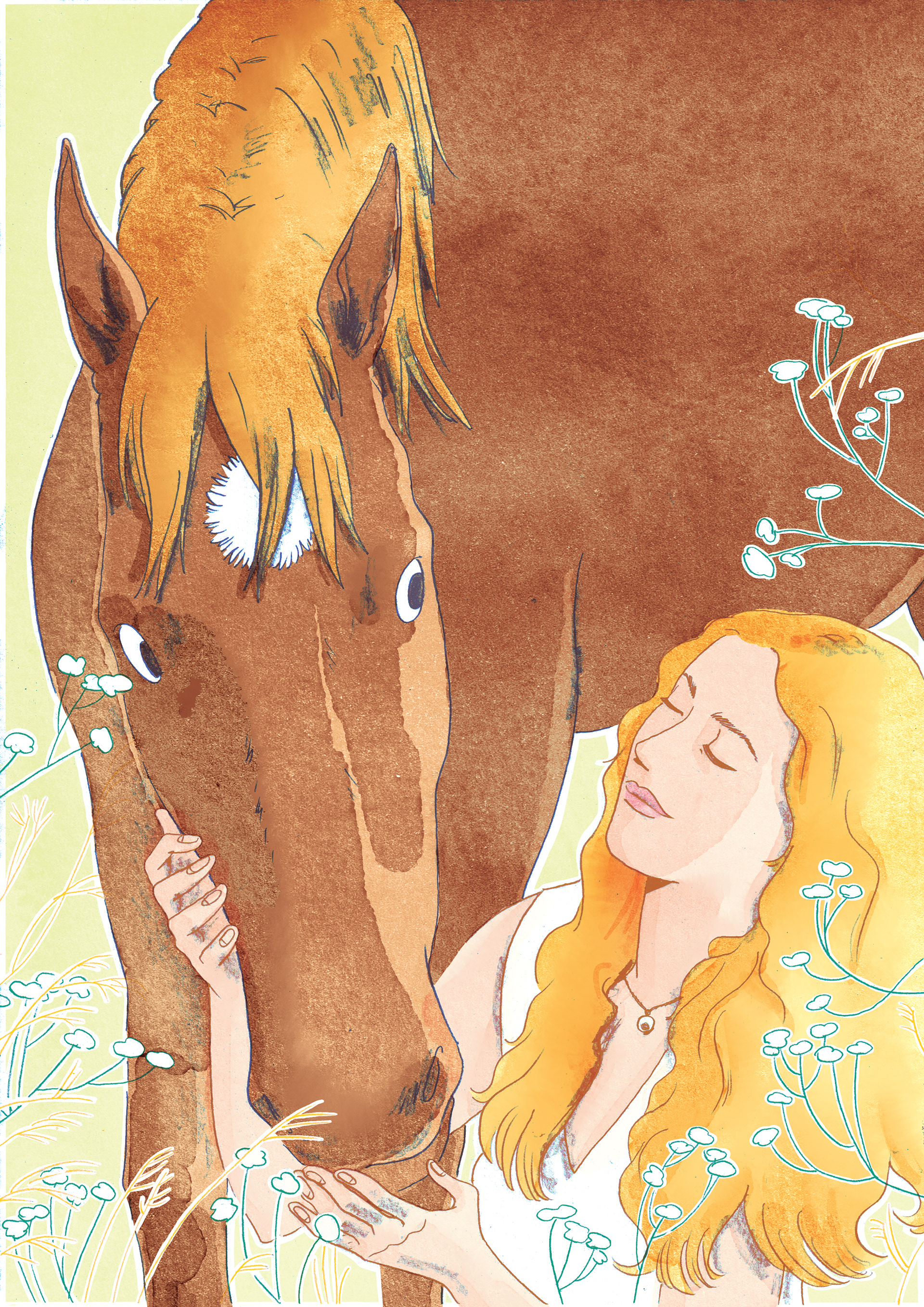 illustration > crayon, photoshop