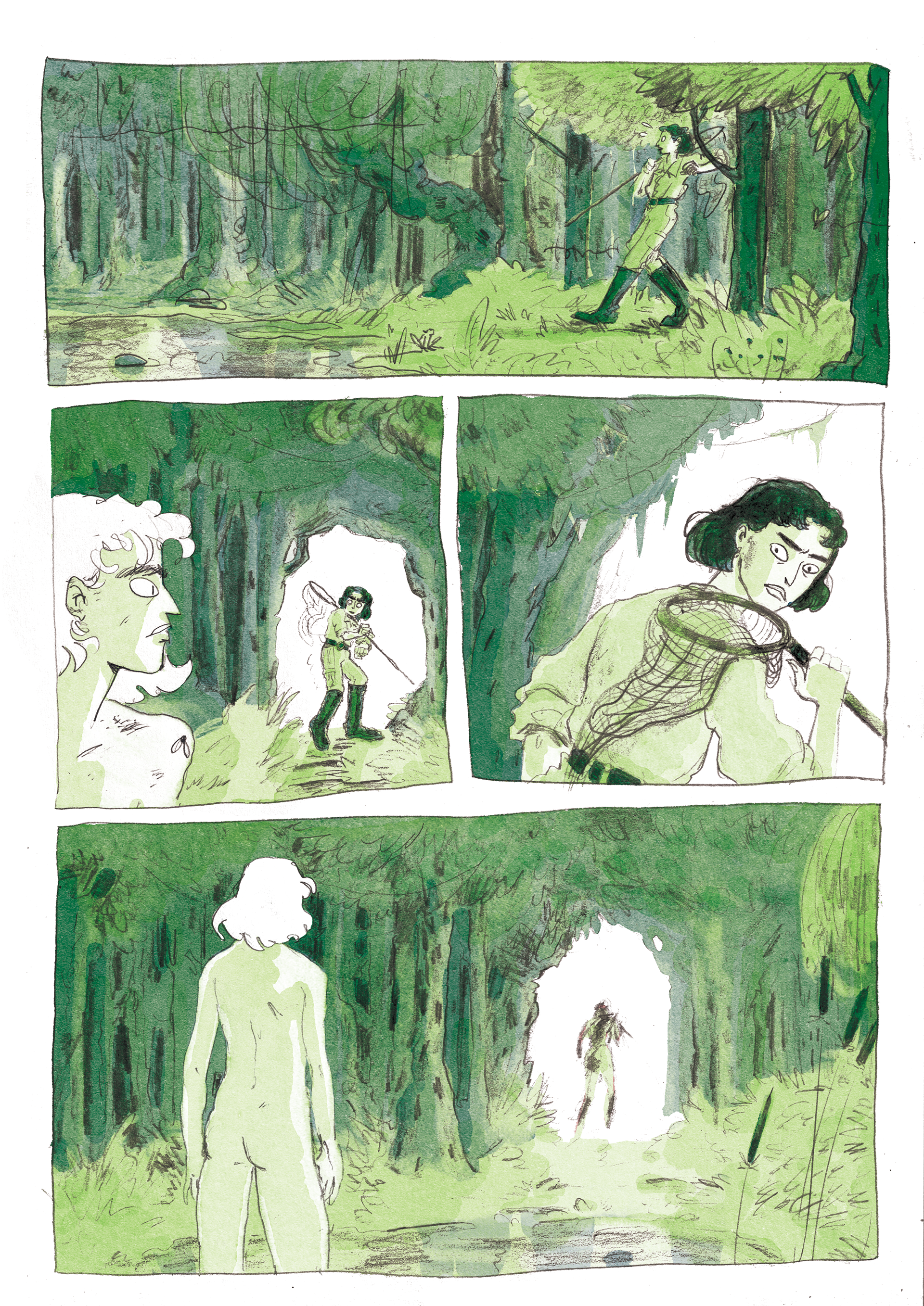 DIABLES extrait (2/2) ch.3 > crayon et photoshop