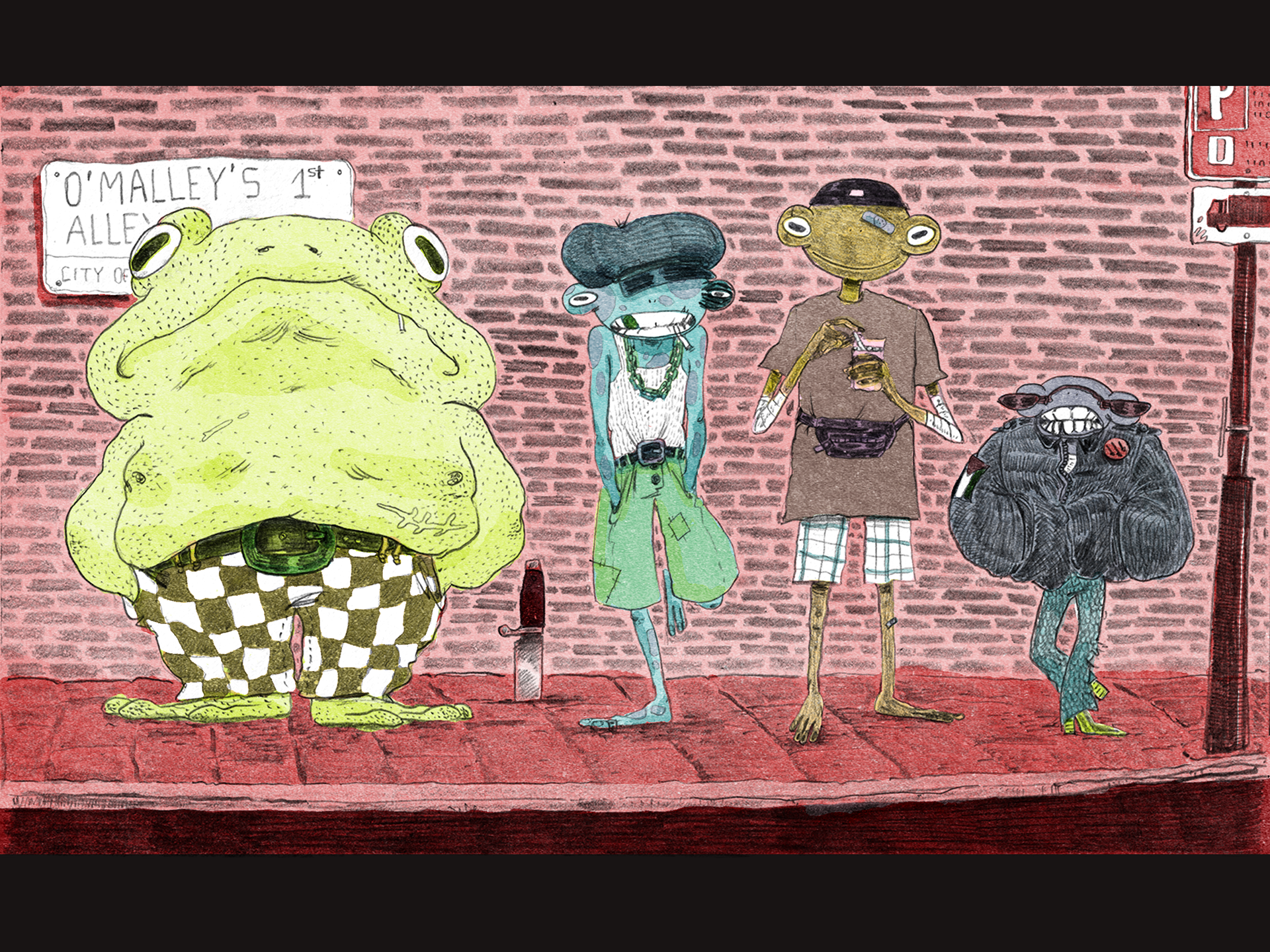 illustration > crayon et photoshop