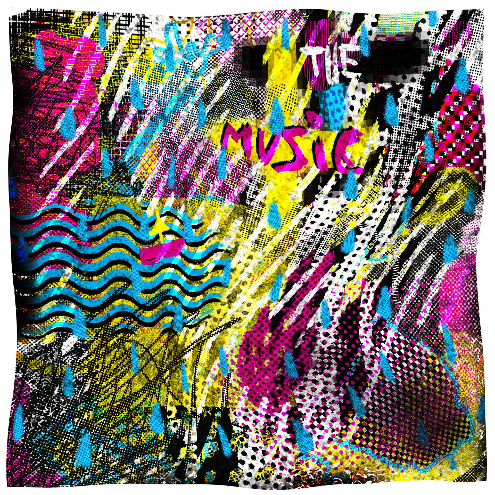 Eponymous album cover for fictional band "the Music"