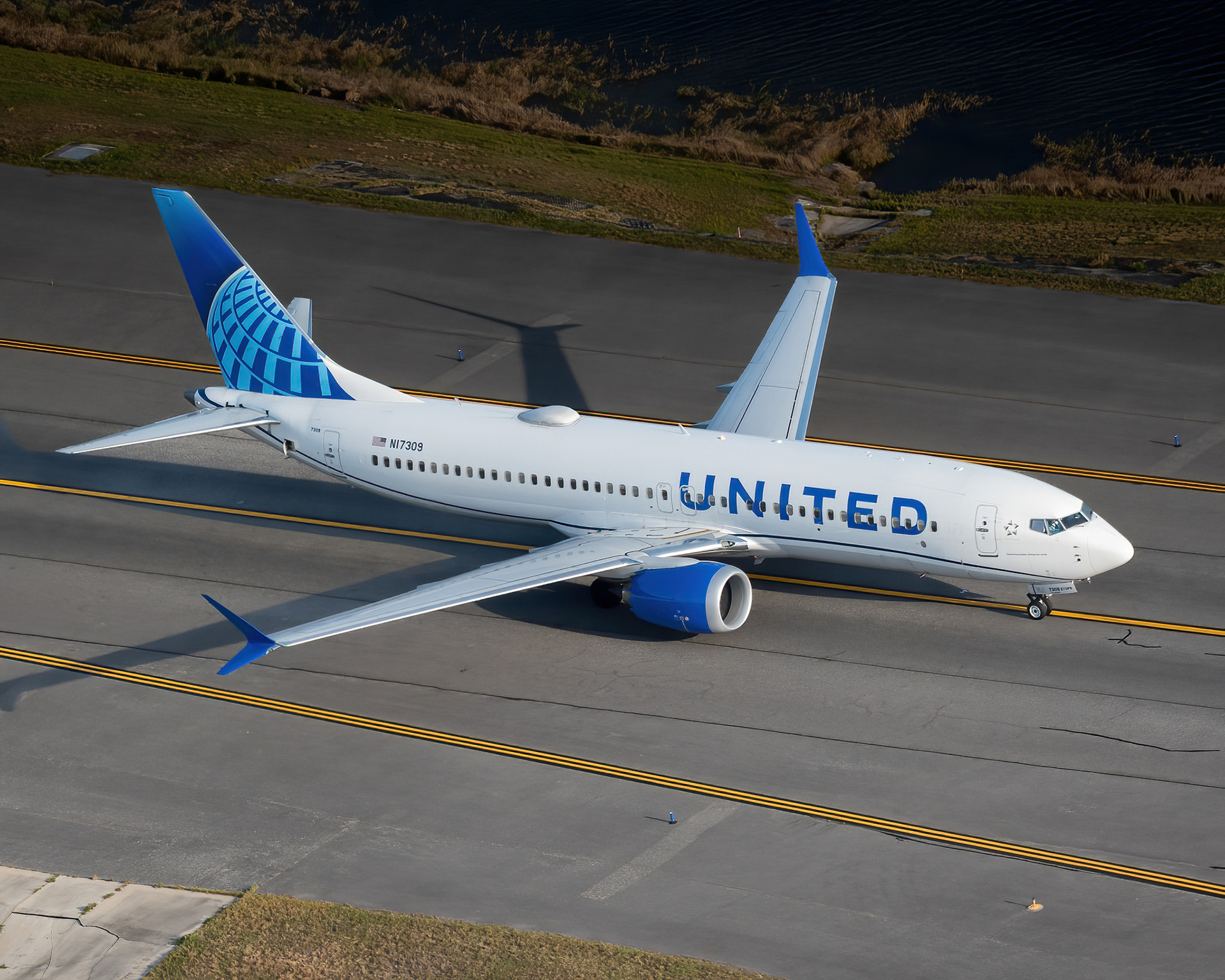 United 737 Max - Orlando Florida