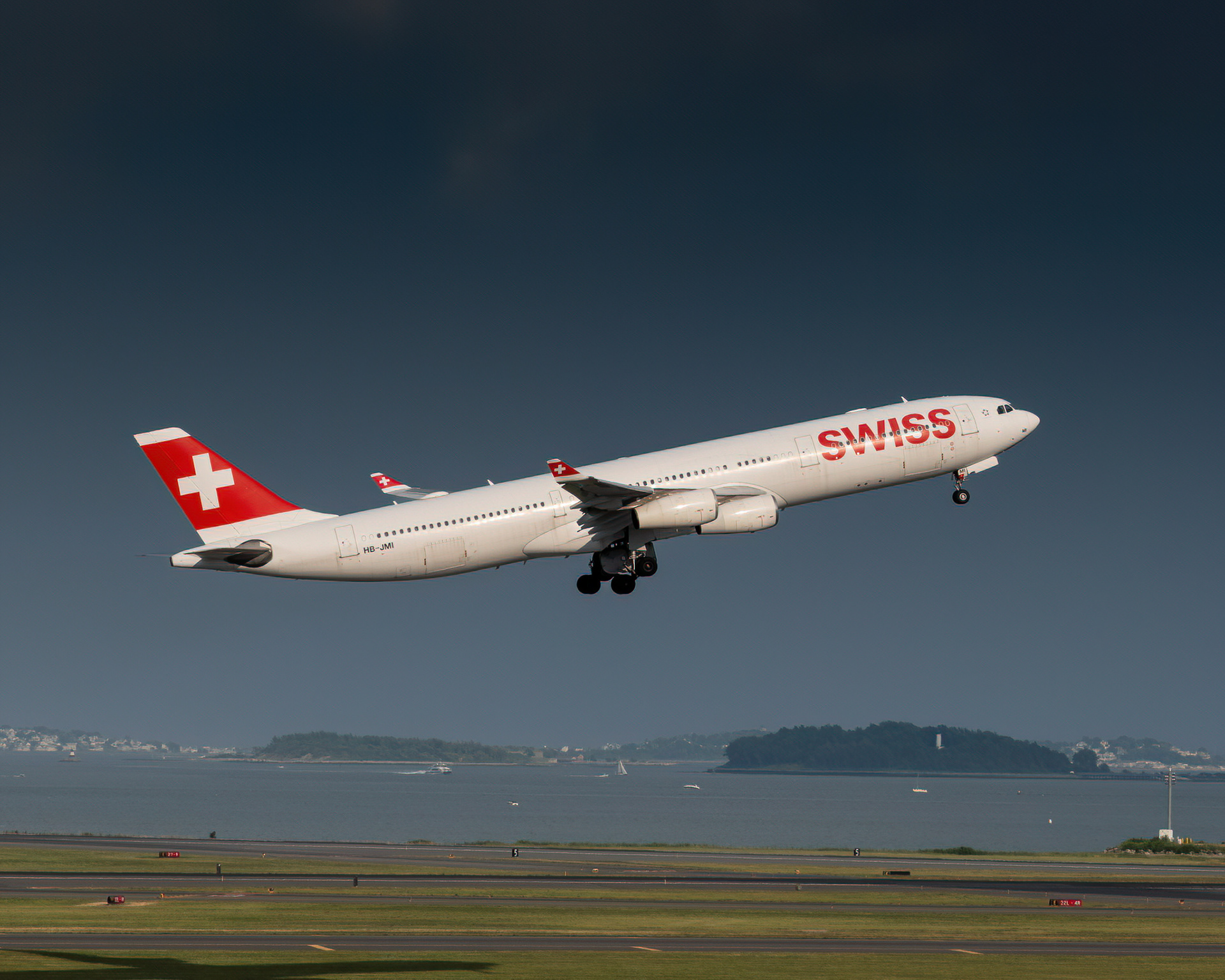 Swiss A340 - Boston MA
