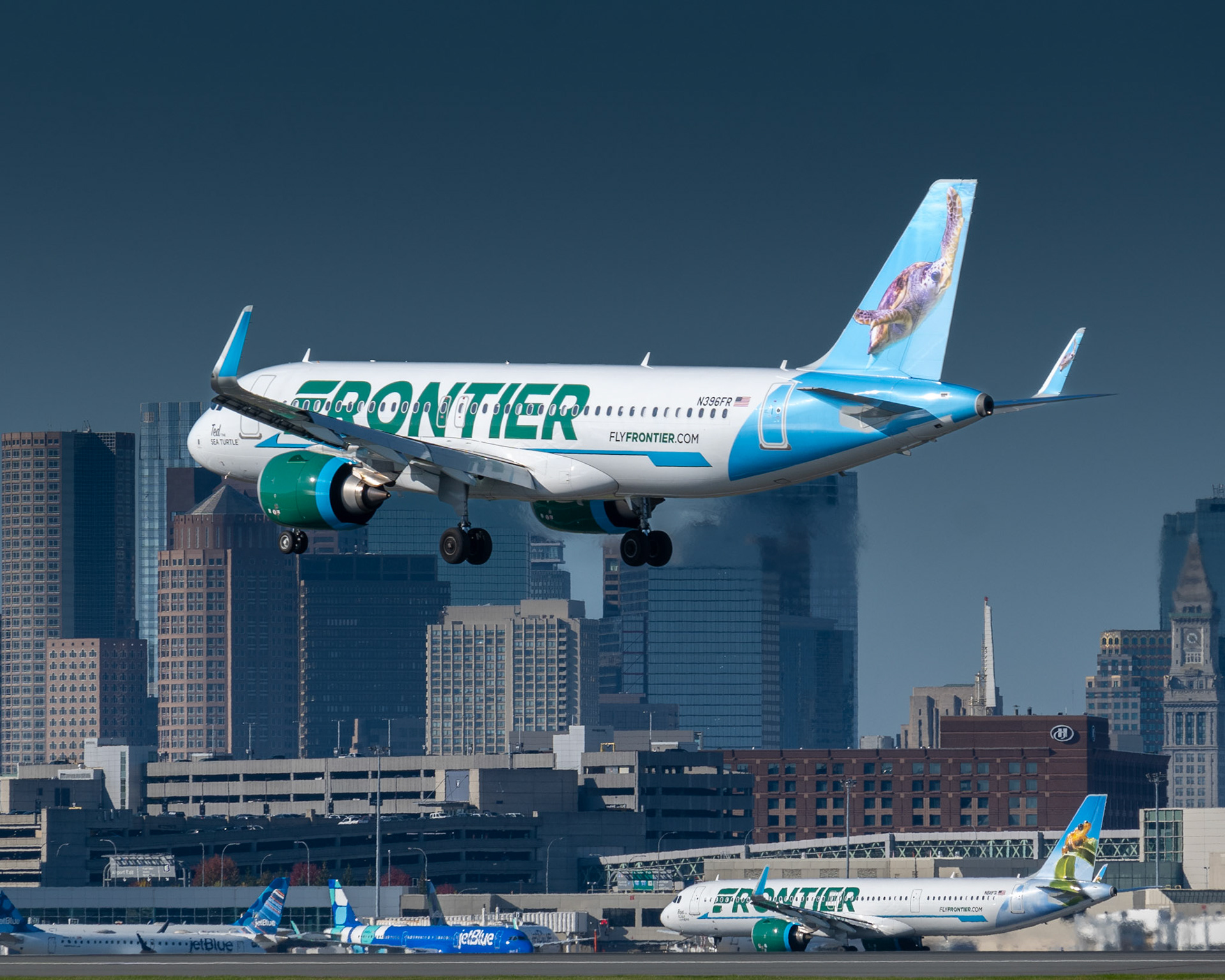 Frontier A320 - Boston MA