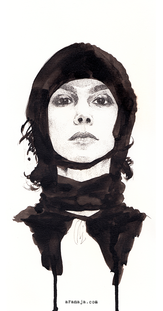 Inktober 2016 day 25 Ville Valo - Him