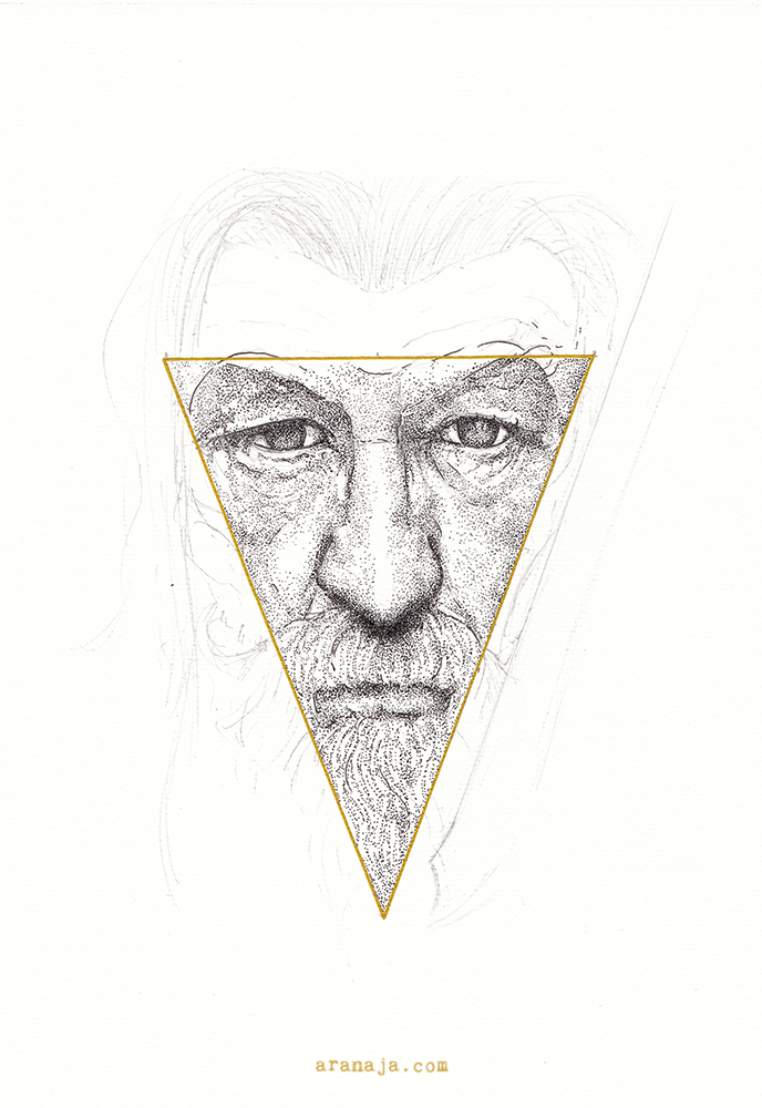 Inktober 2017 Gandalf
