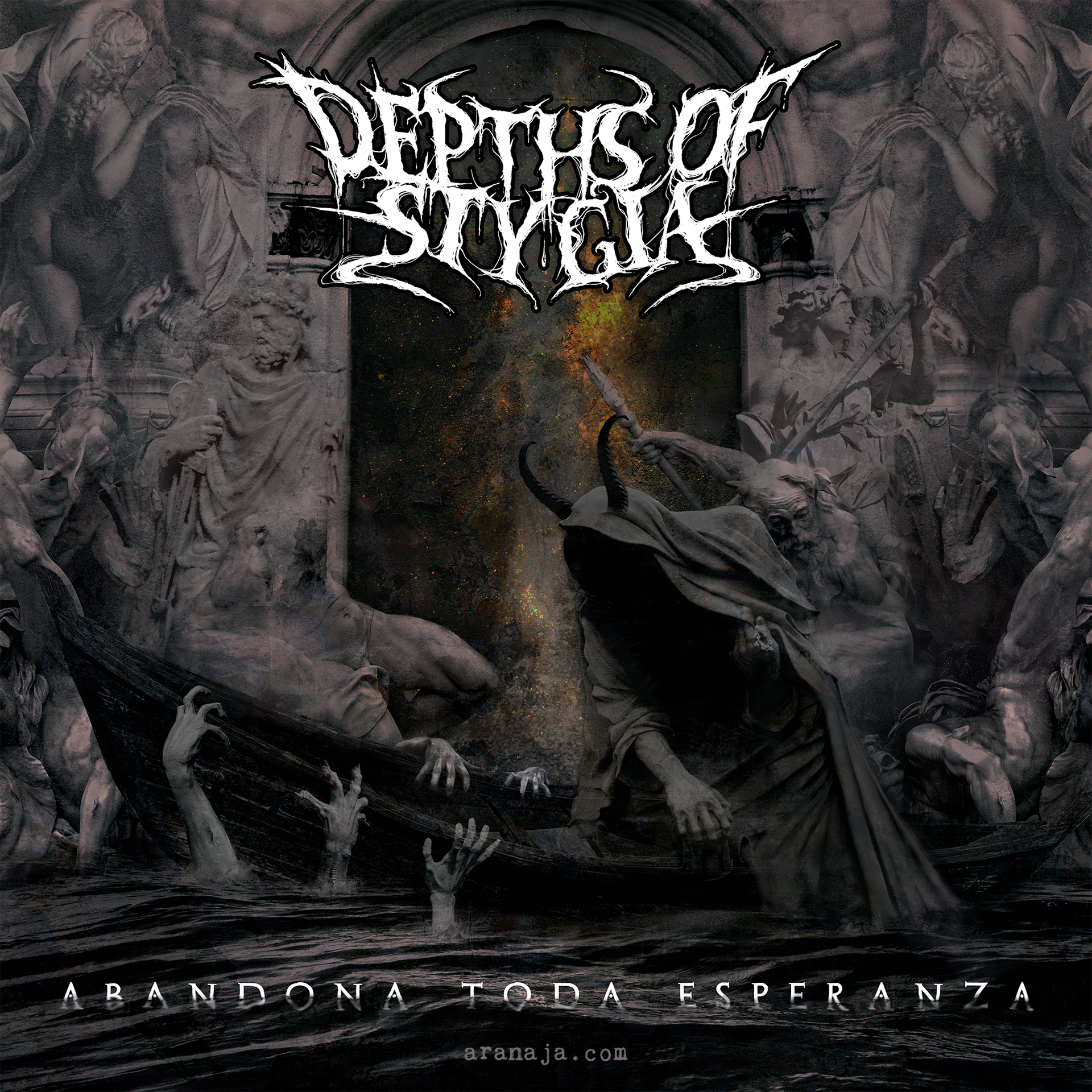 CD design for Depths Of Stygia band 2022