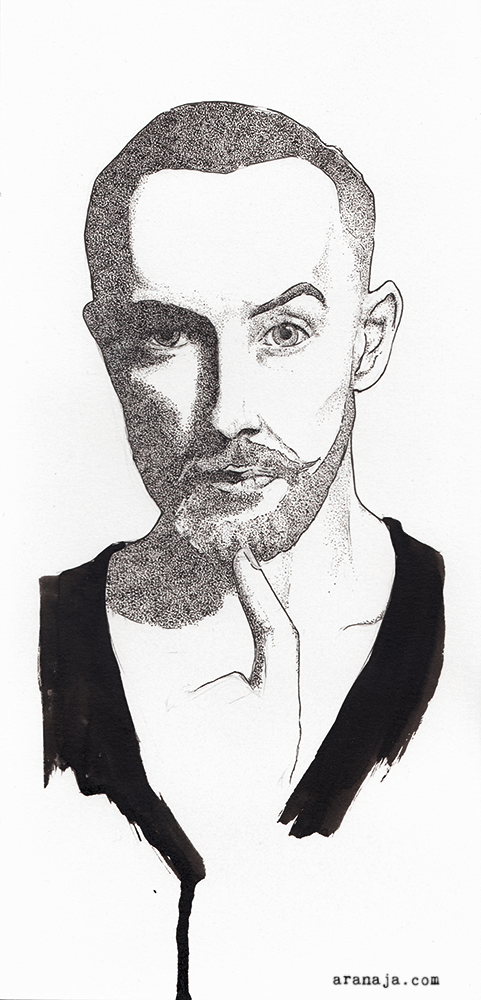 Inktober 2016 day 26 Nergal - Behemoth