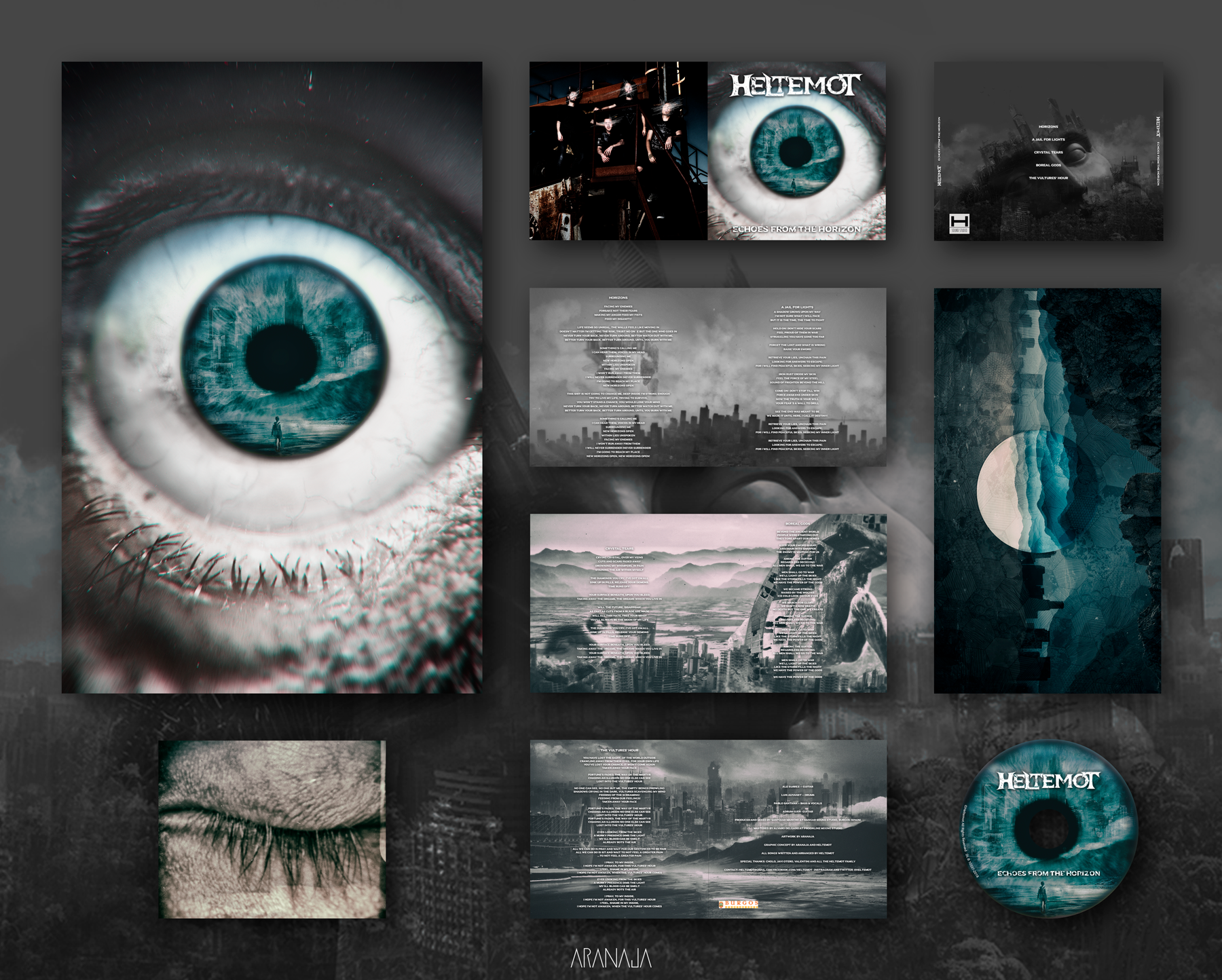 Heltemot CD cover + booklet 2018