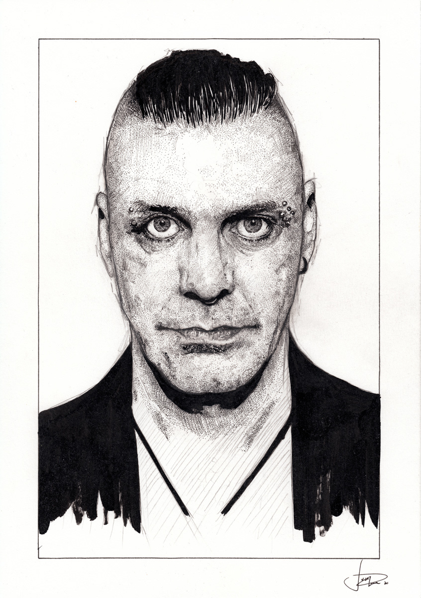 Inktober 2020 Till Lindemann