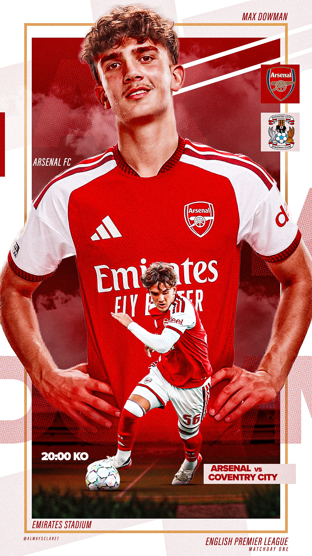 Max Dowman - Matchday Concept