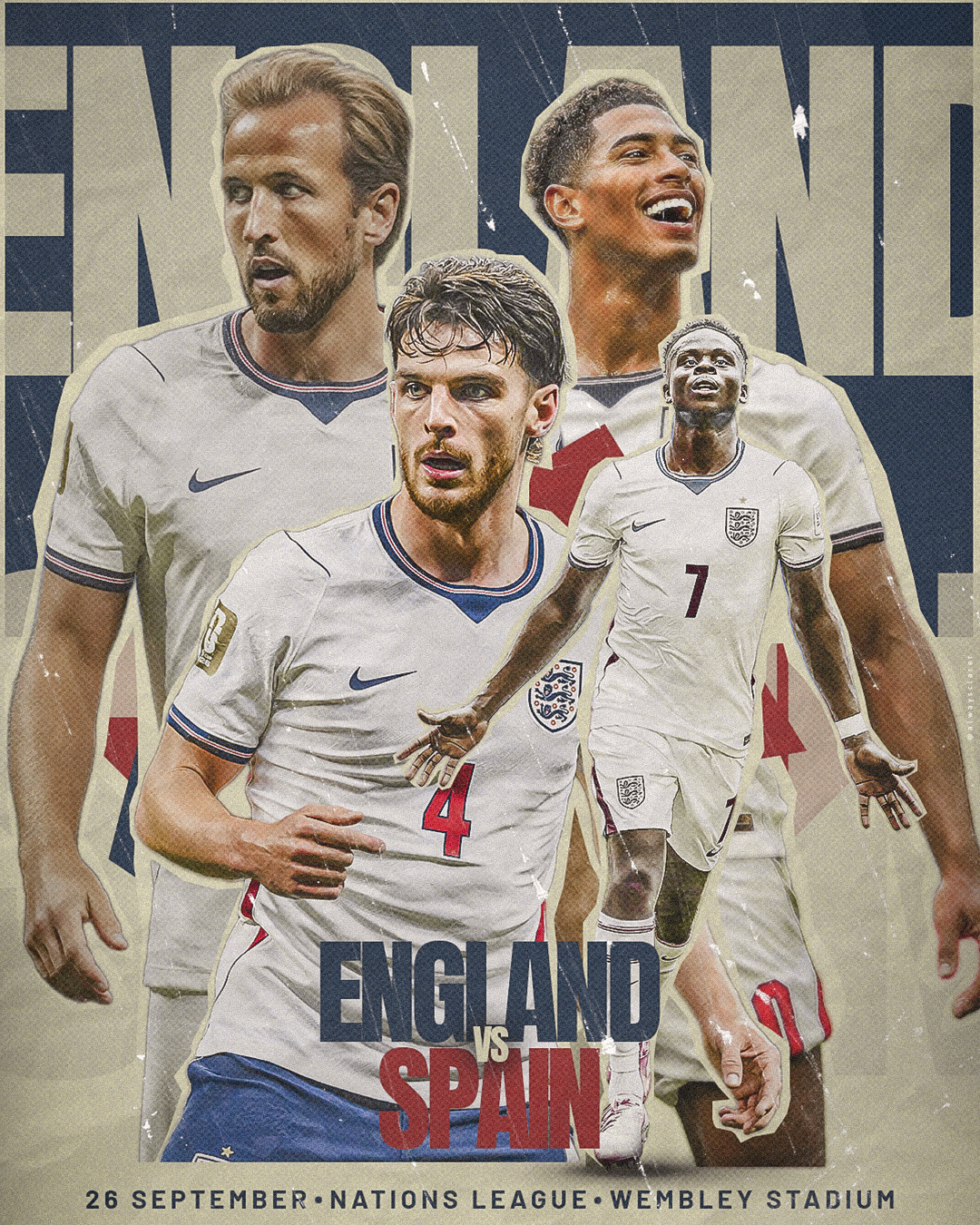 England - Matchday Graphic