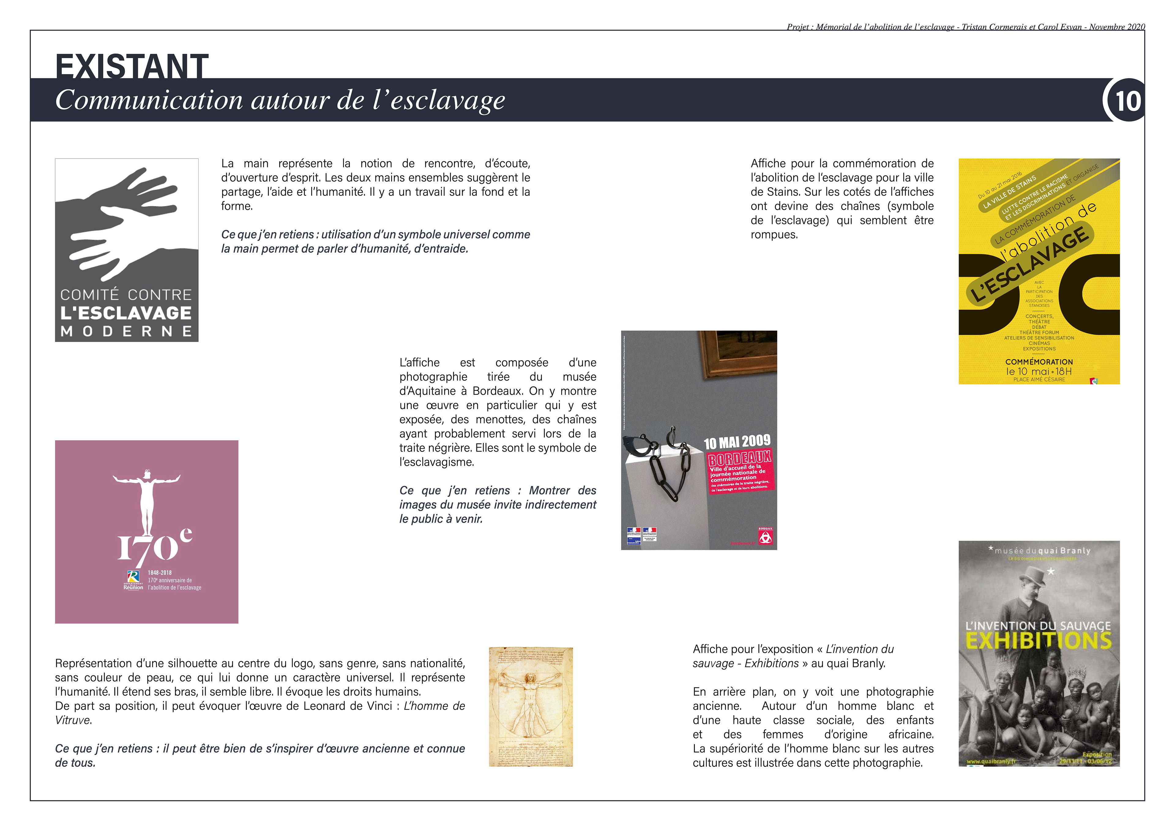 L'esclavage dans le graphisme