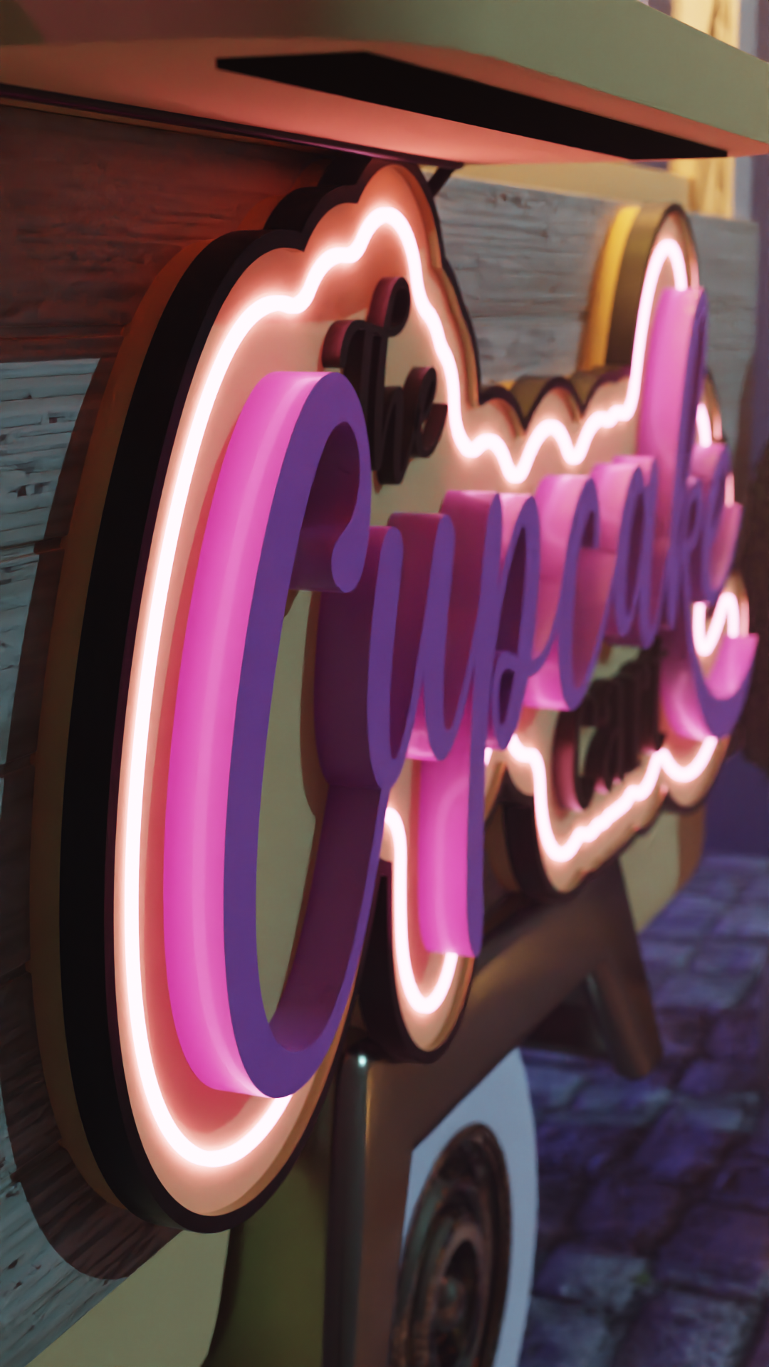 'The Cupcake Cart' - 3D model