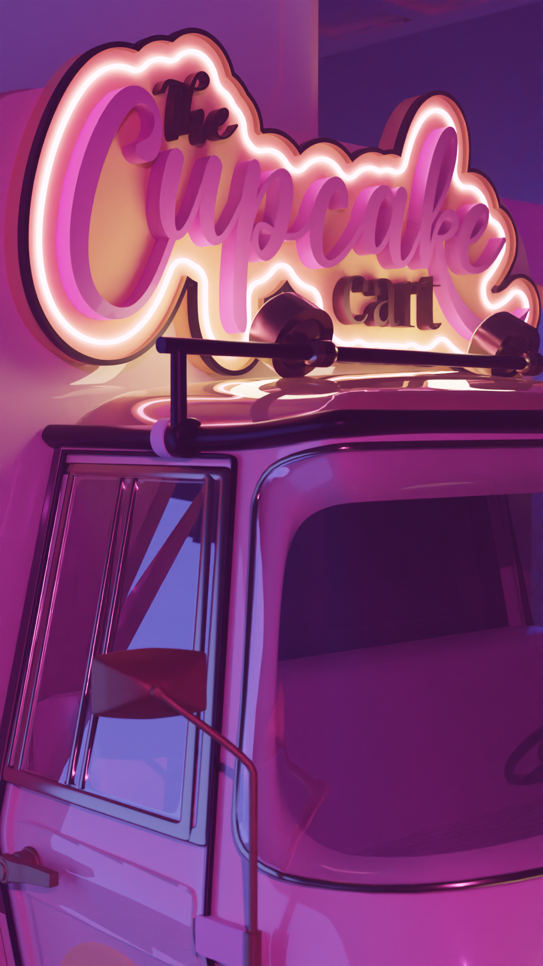 'The Cupcake Cart' - 3D model